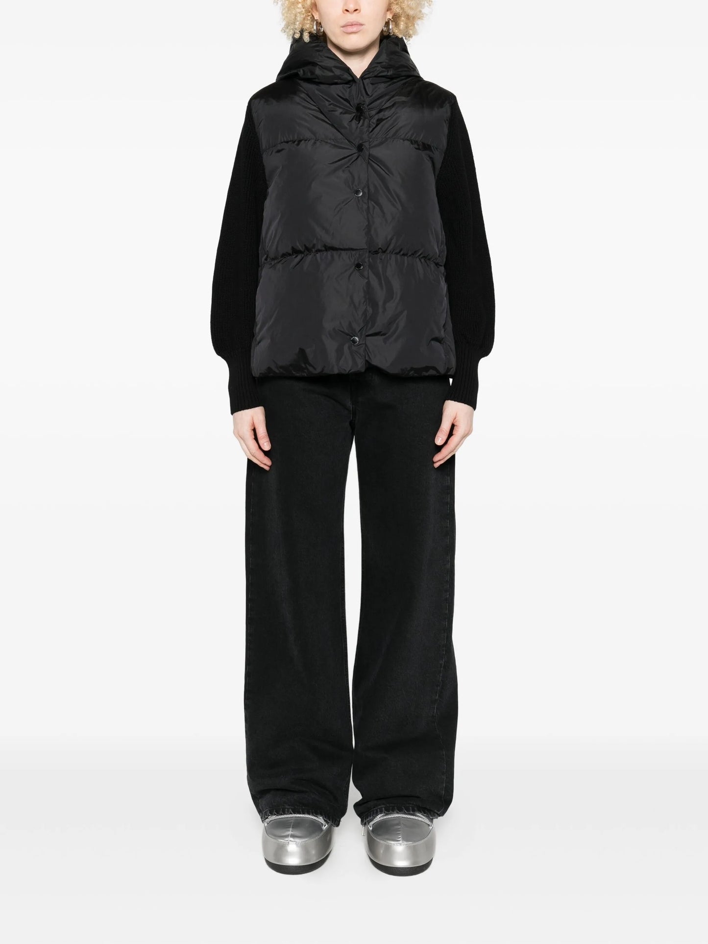 hooded puffer jacket