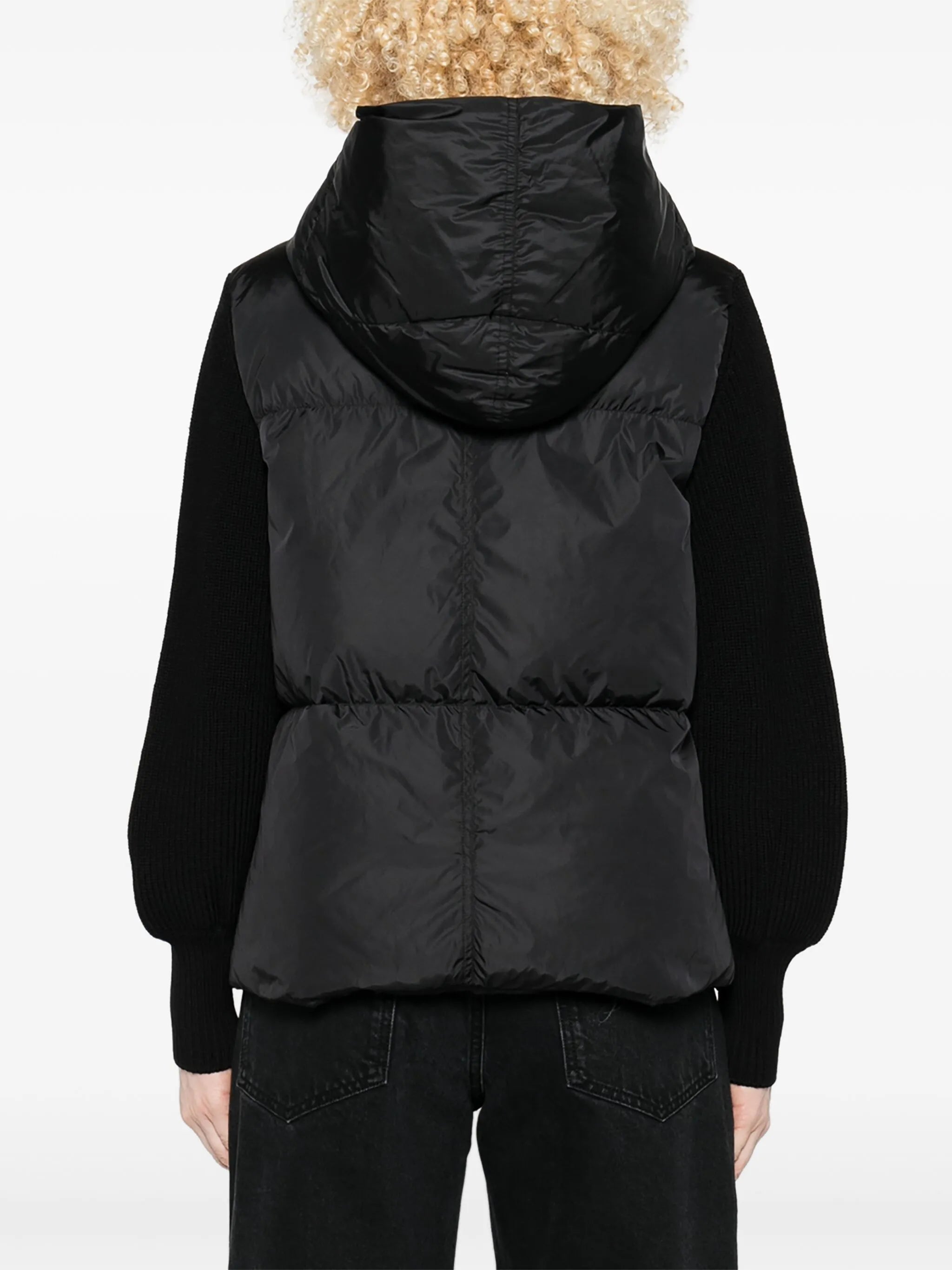 hooded puffer jacket