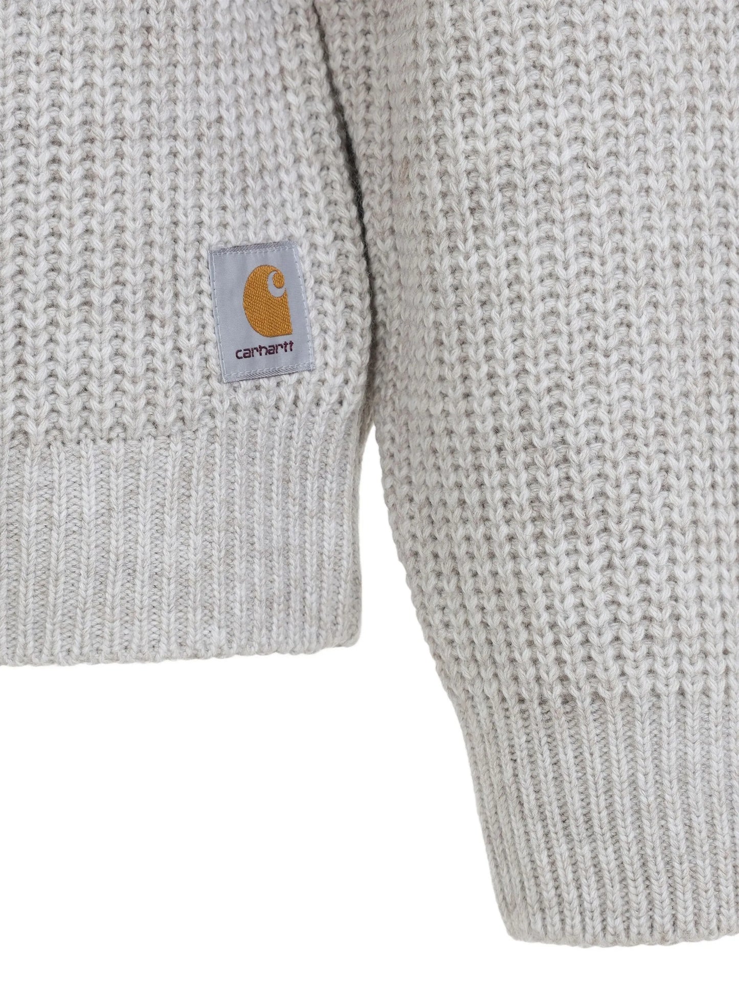 ribbed crew-neck sweater
