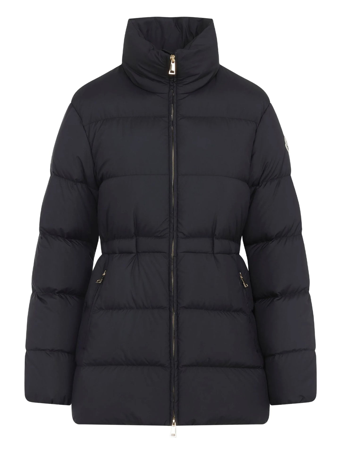 high-neck puffer jacket