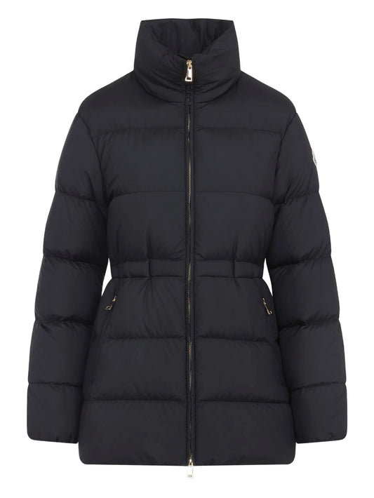 high-neck puffer jacket