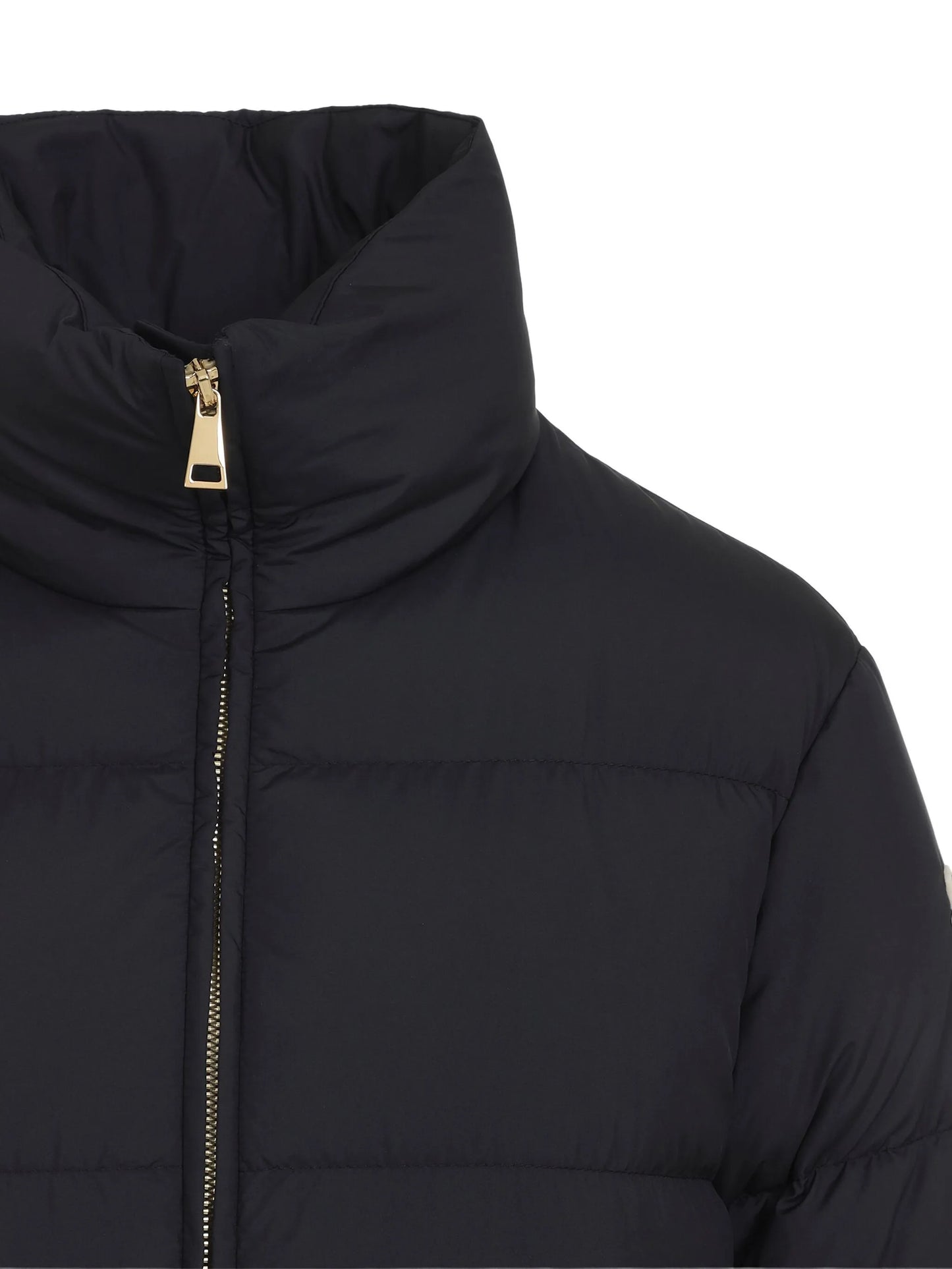 high-neck puffer jacket