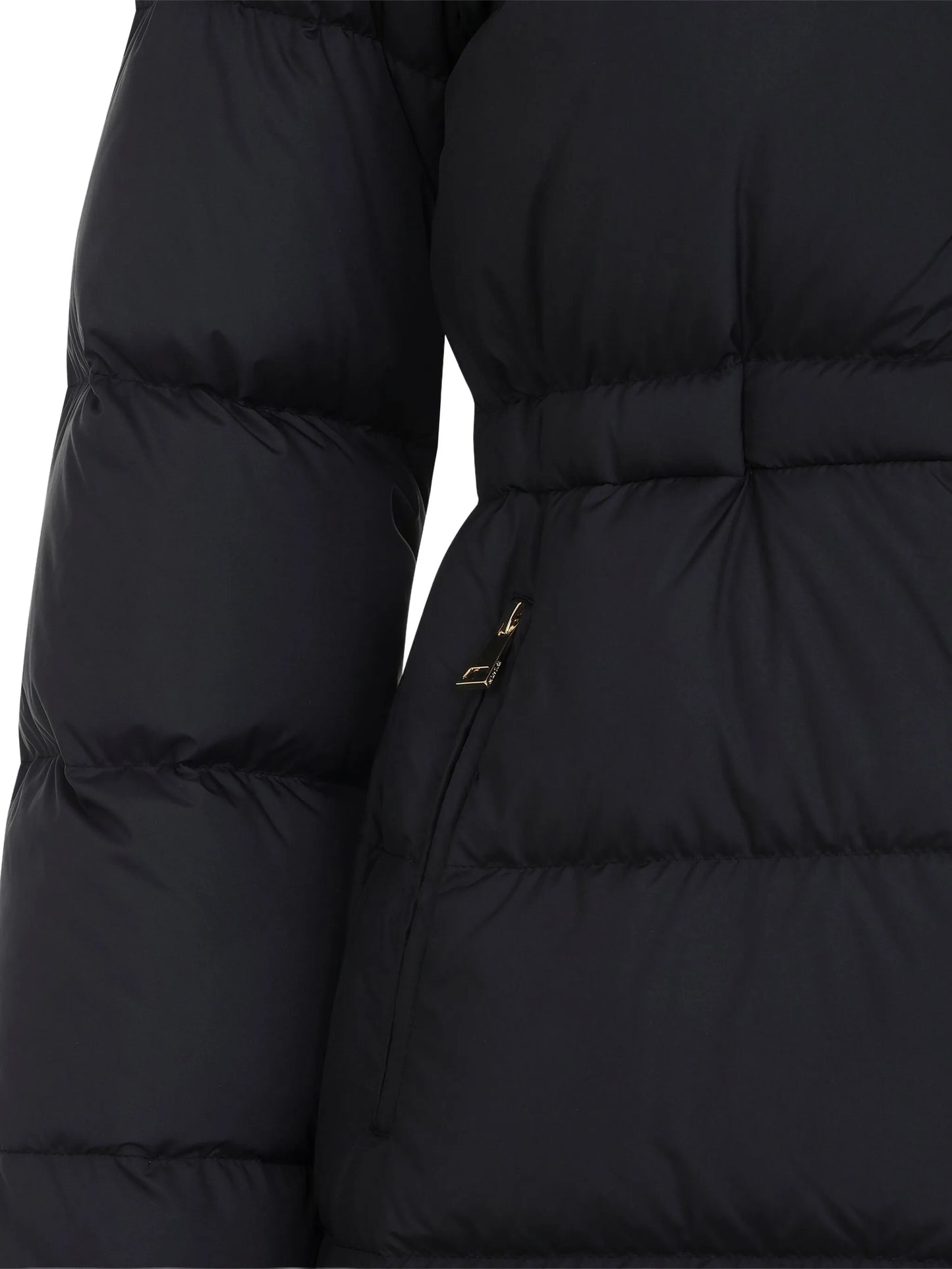 high-neck puffer jacket