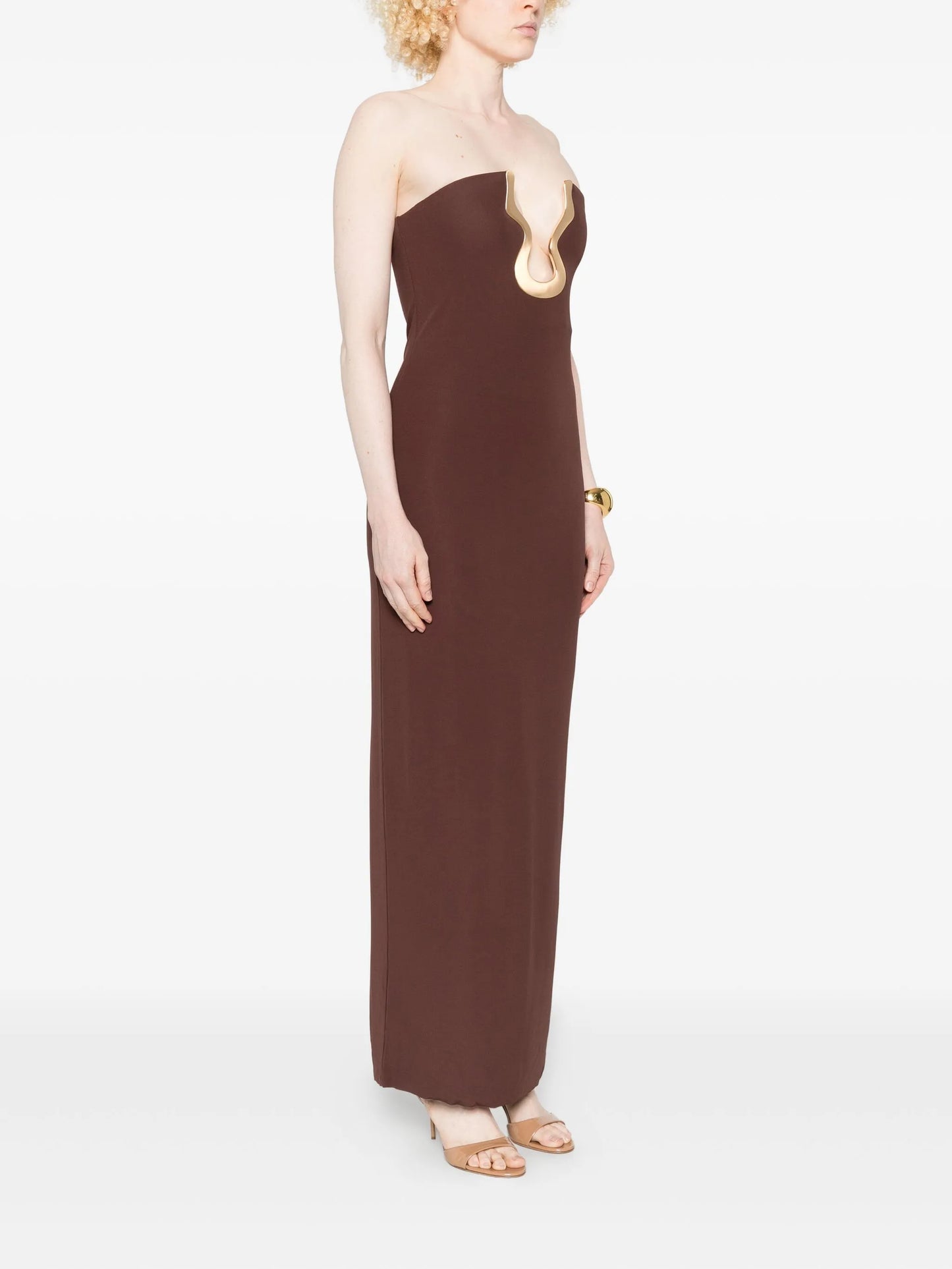April cut-out maxi dress