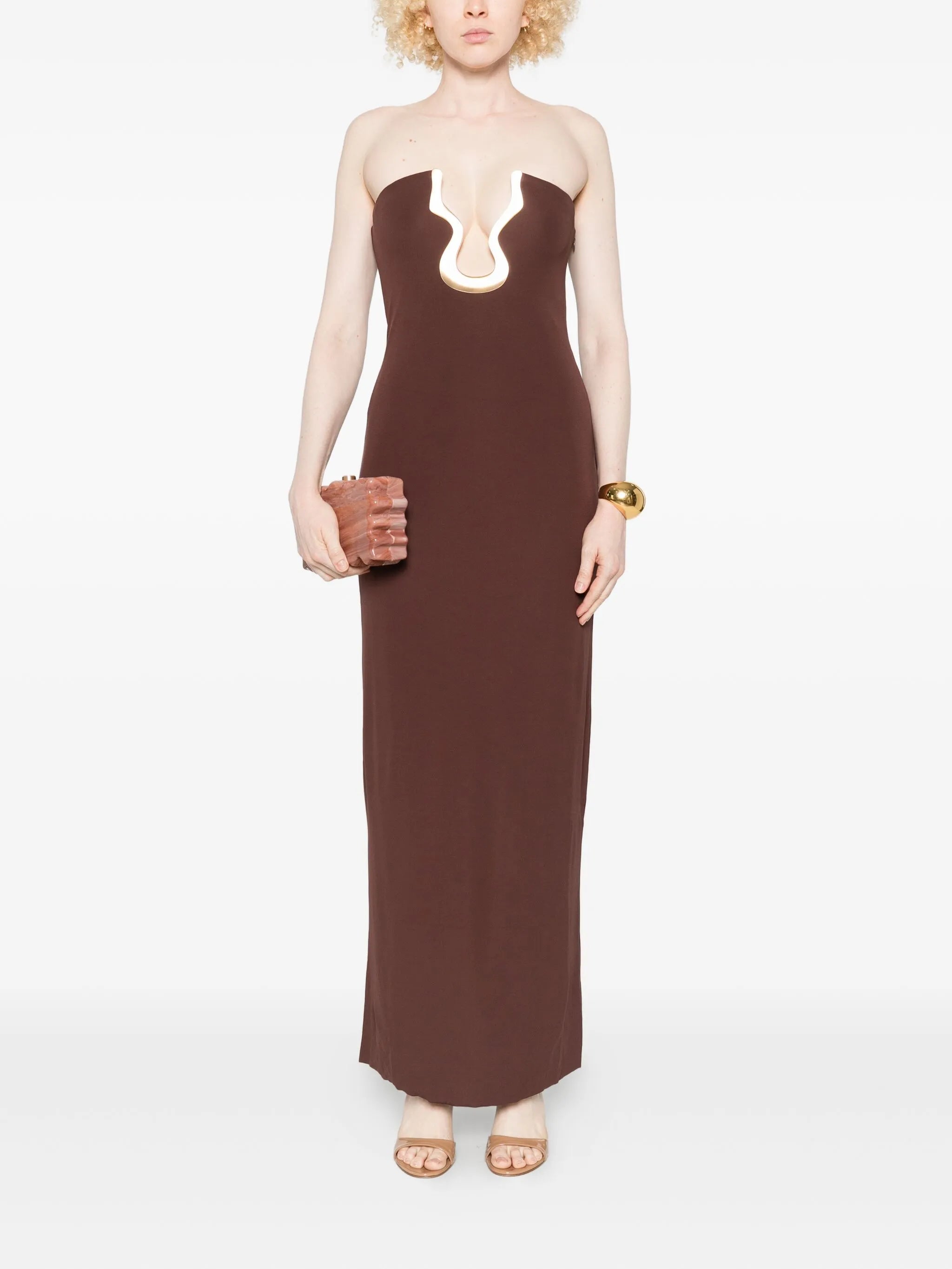 April cut-out maxi dress