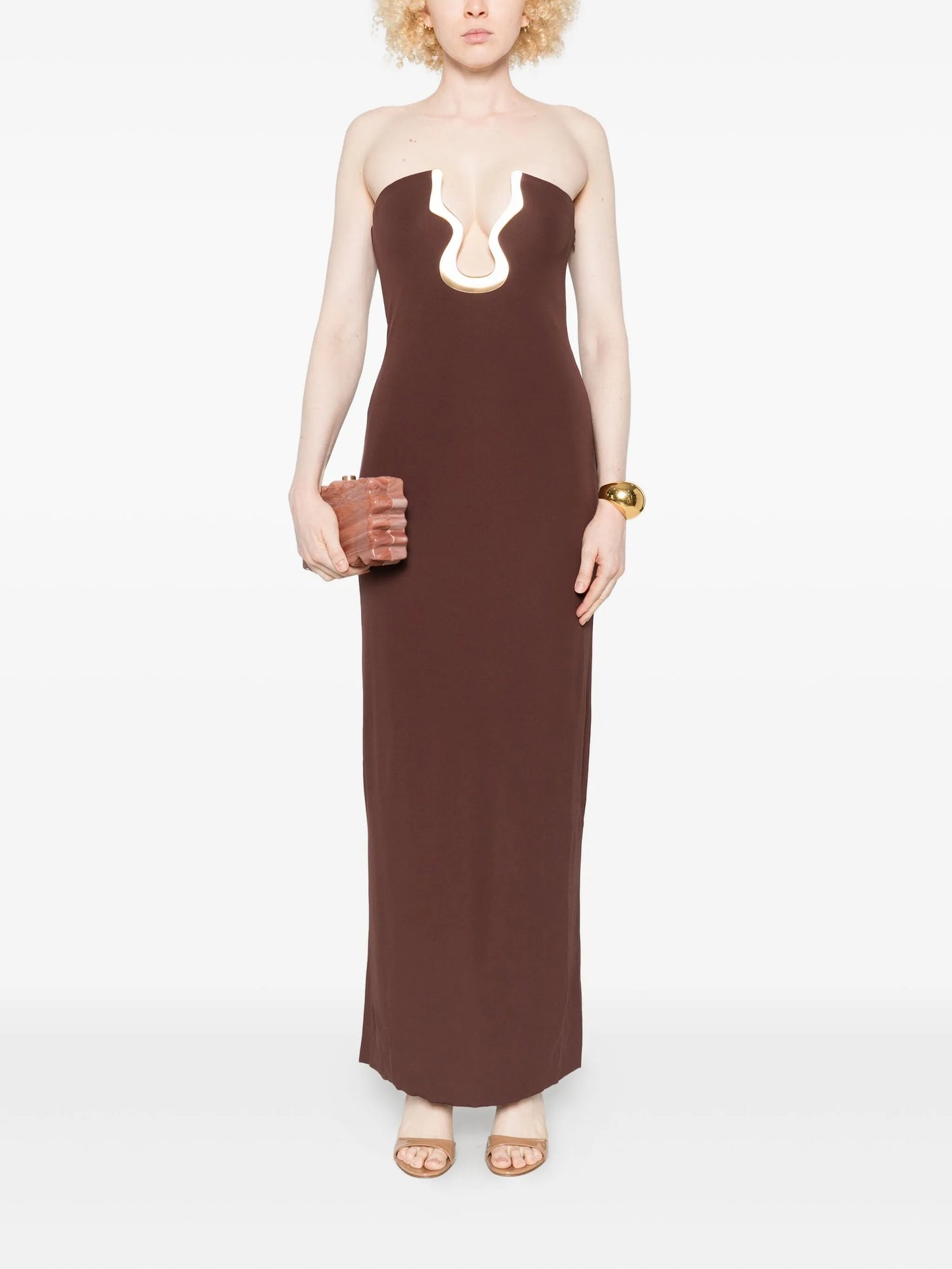 April cut-out maxi dress