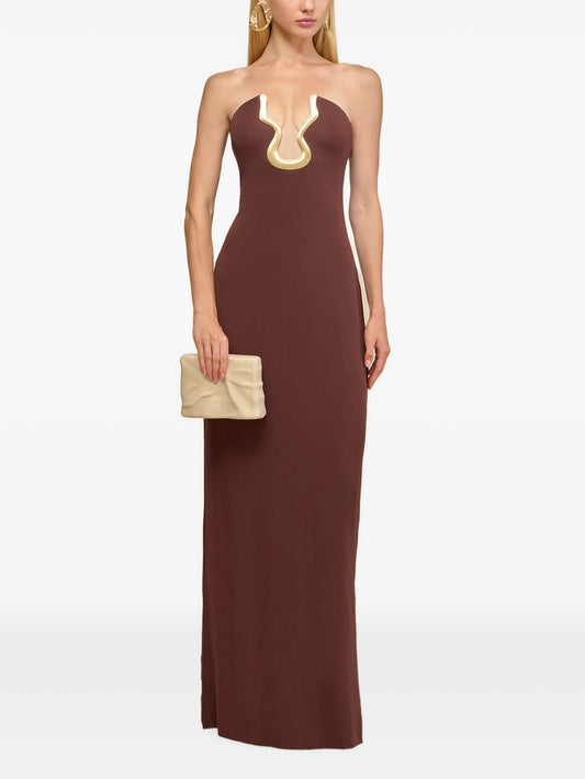 April cut-out maxi dress