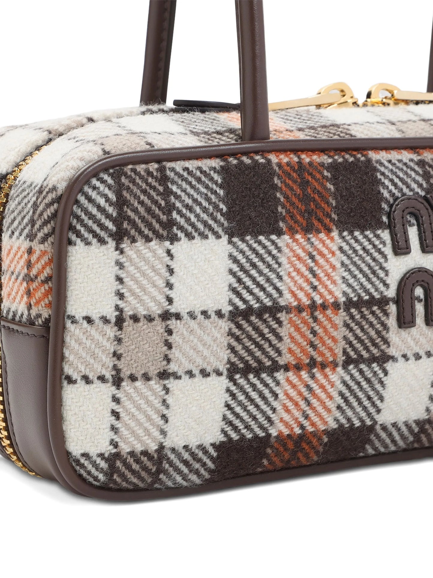Miu Miu Beau Tartan Shoulder Bag