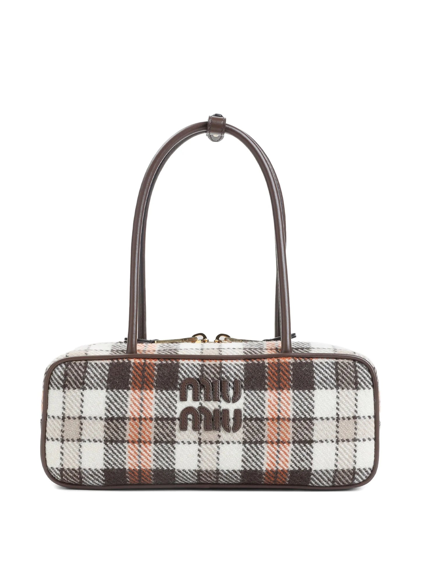 Miu Miu Beau Tartan Shoulder Bag