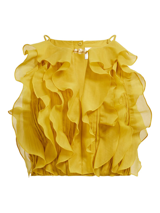 Cleo ruffled top