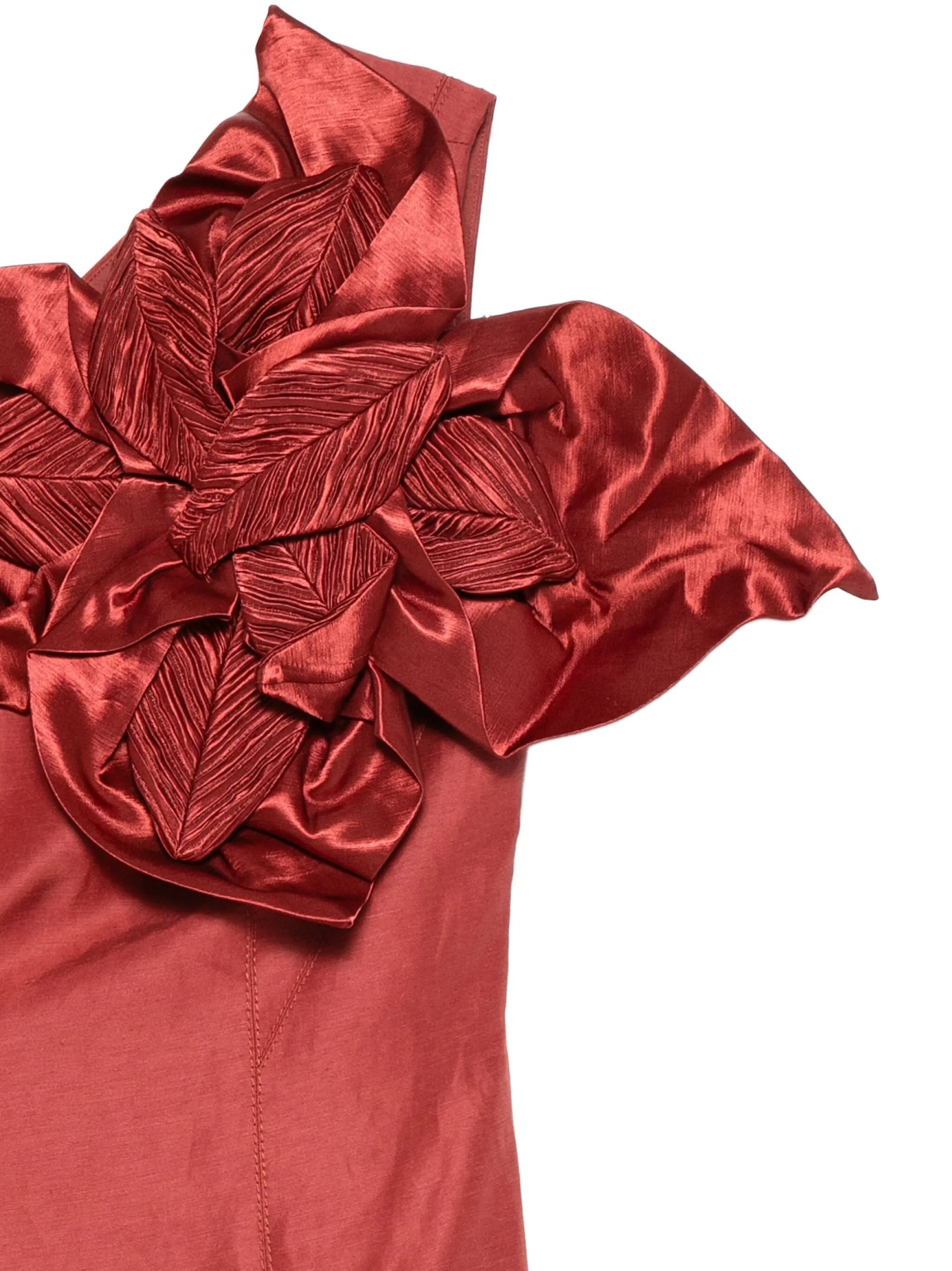 Isla floral-detail mini dress