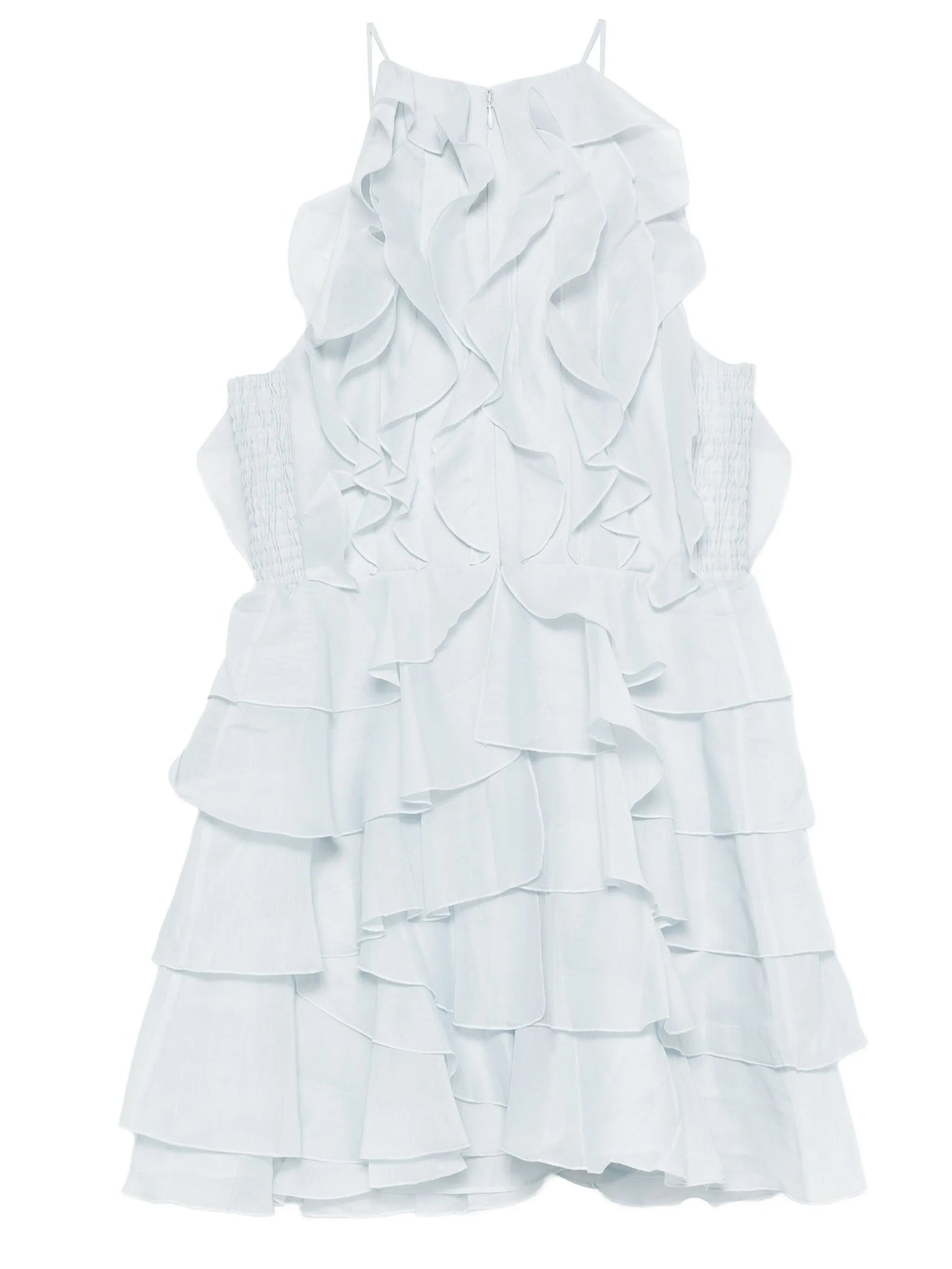 Cleo ruffled tiered mini dress