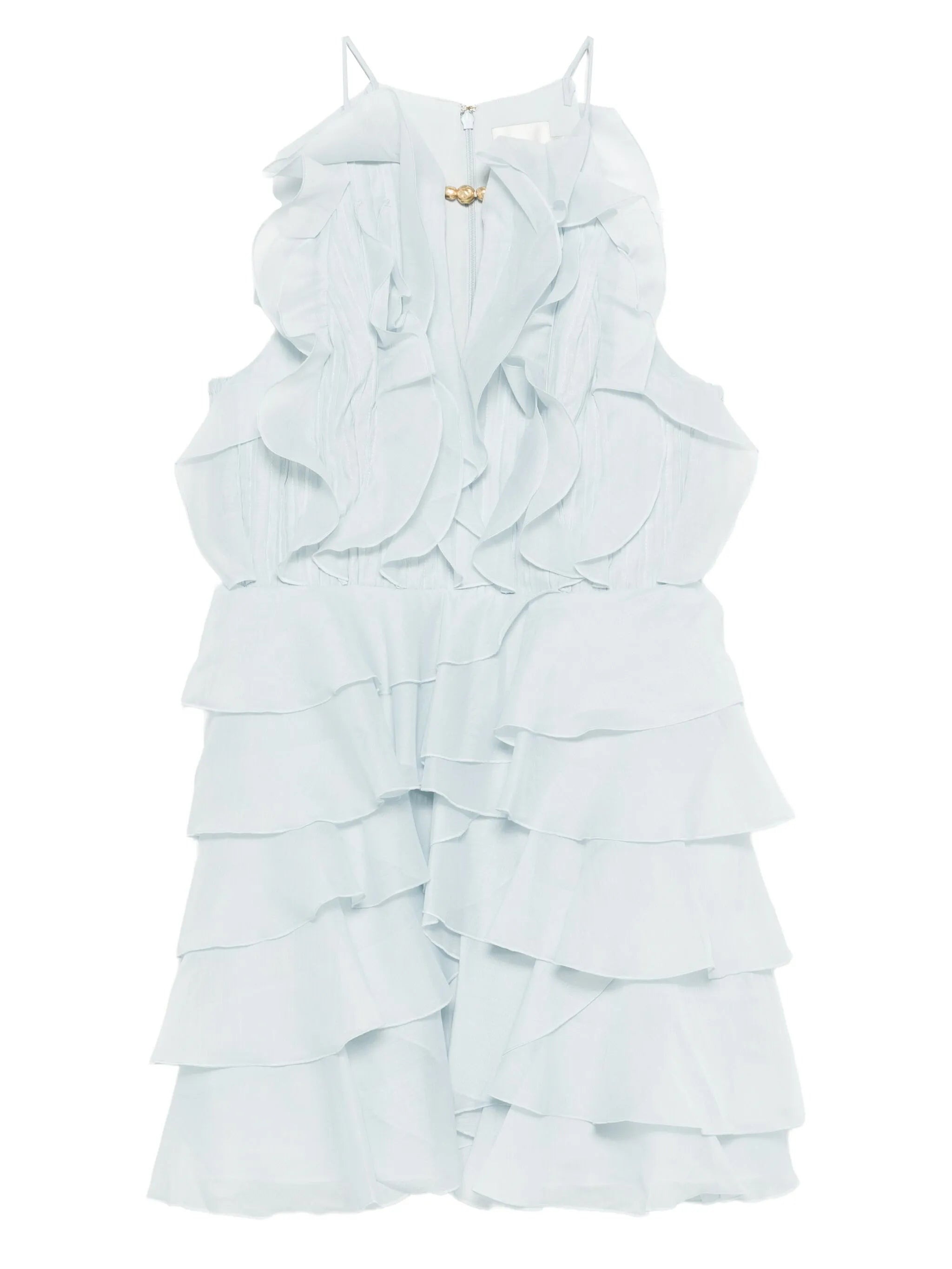 Cleo ruffled tiered mini dress