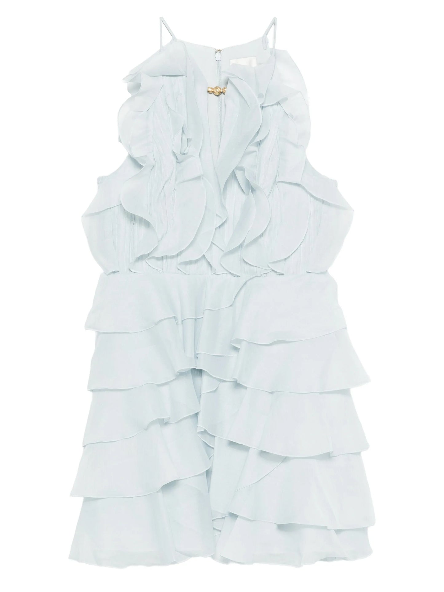 Cleo ruffled tiered mini dress