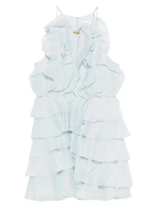 Cleo ruffled tiered mini dress
