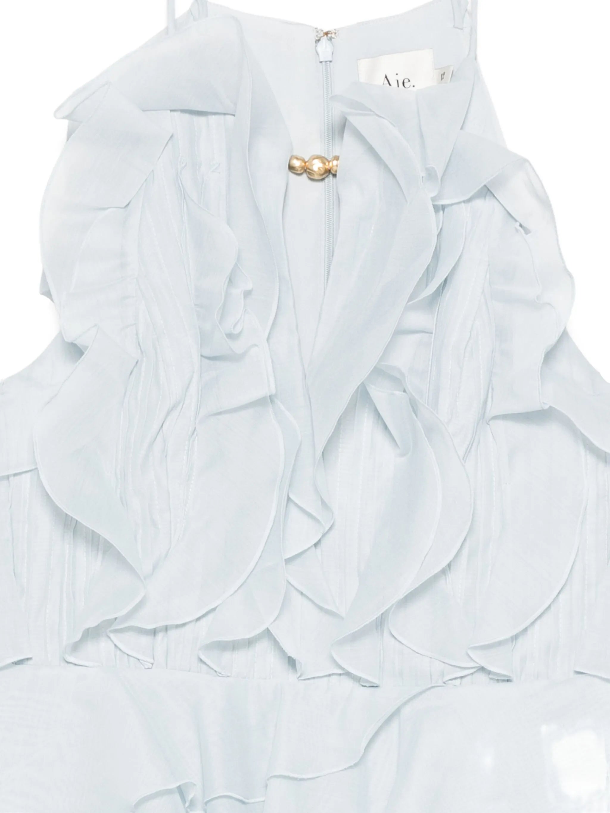 Cleo ruffled tiered mini dress