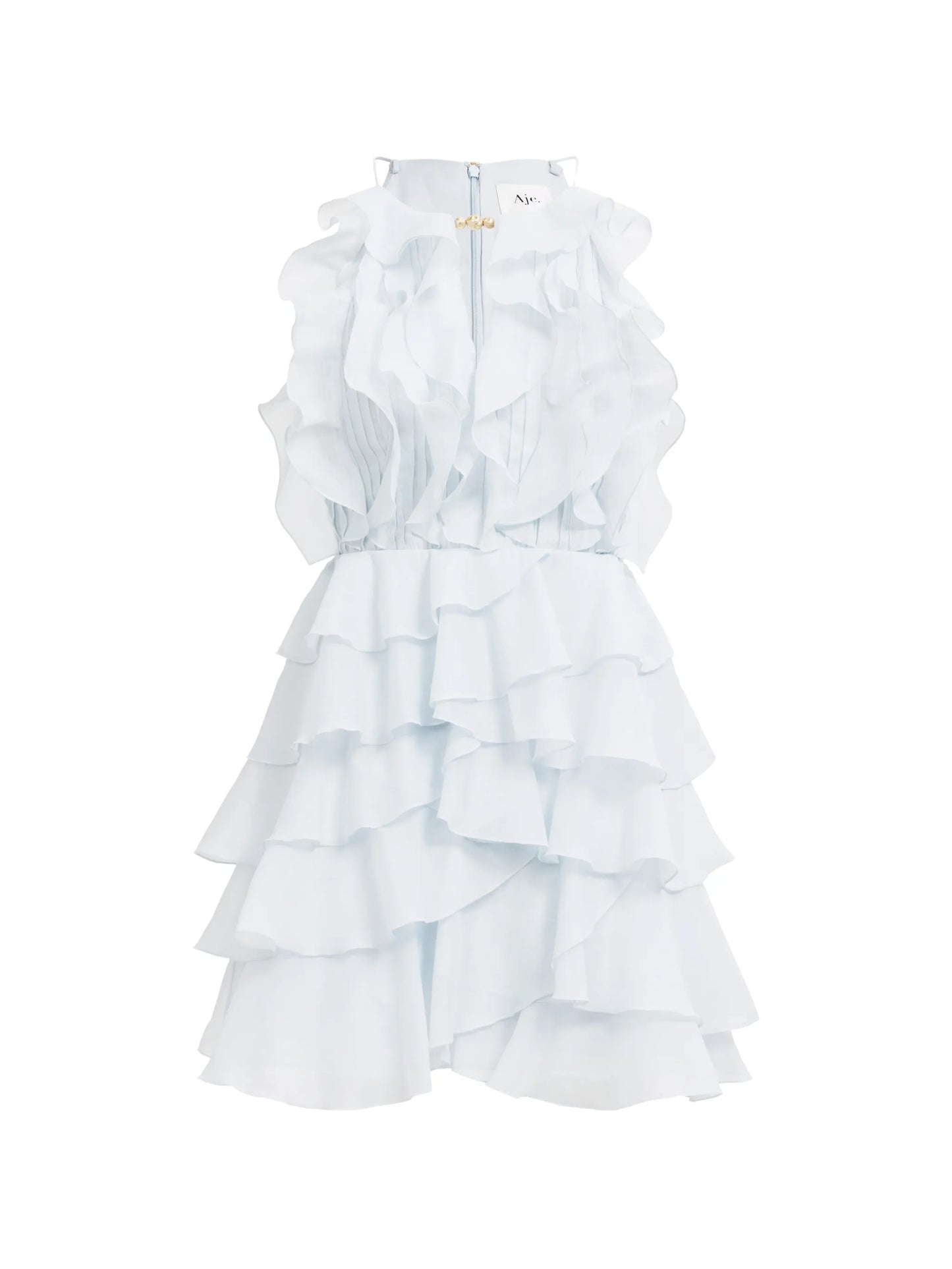 Cleo ruffled tiered mini dress