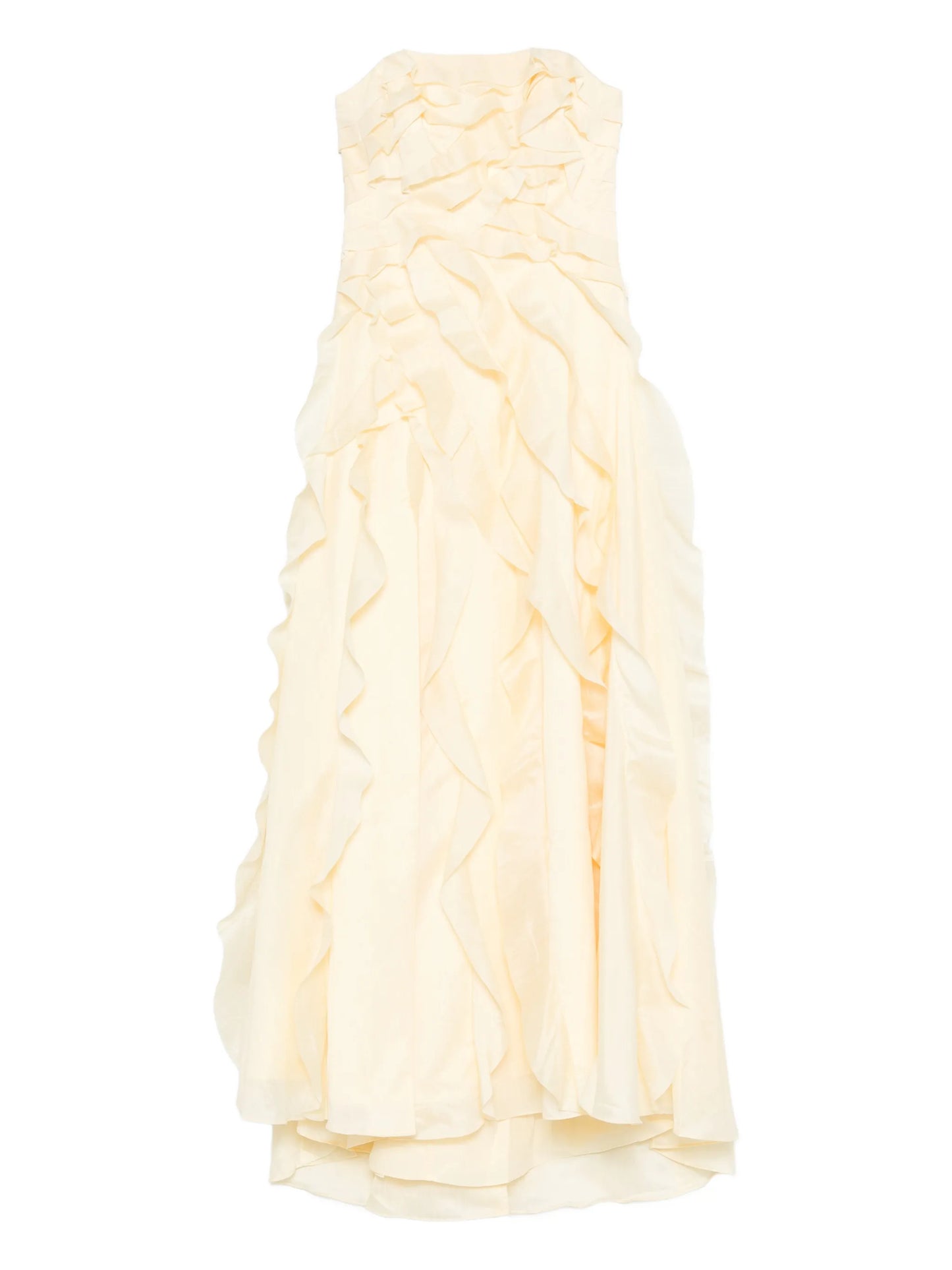 Allairie ruffled gown