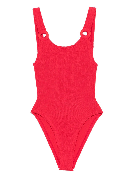 Domino hoop-detail swimsuit