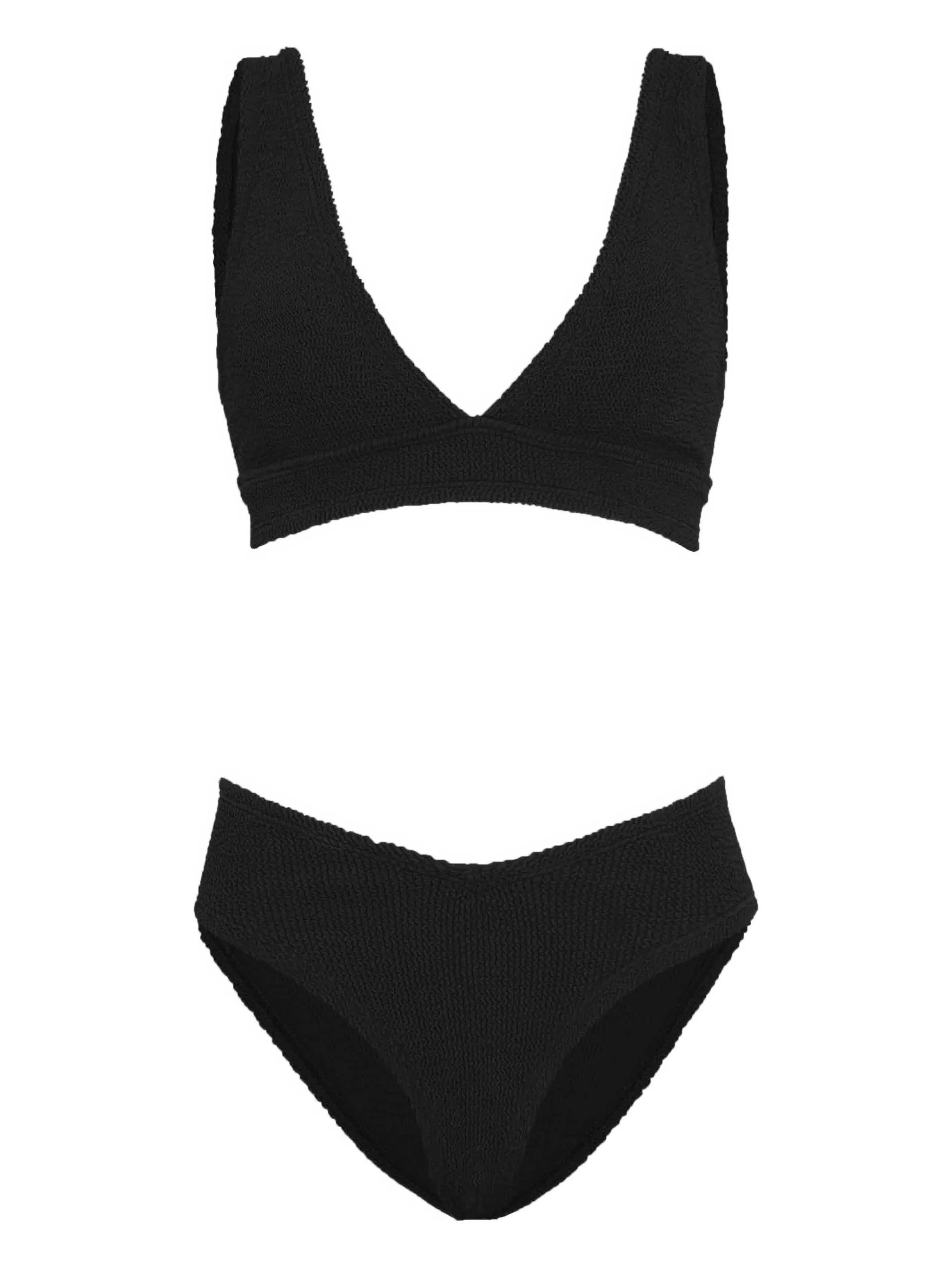 Angel textured-finish bikini