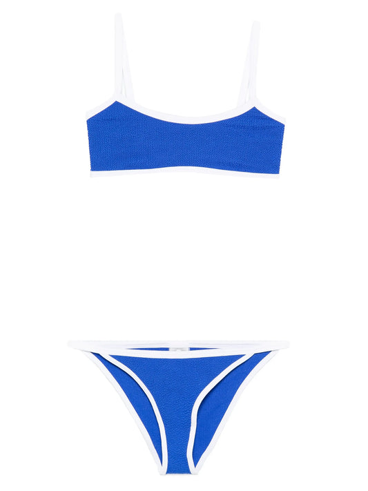 Tyler contrast-trim bikini