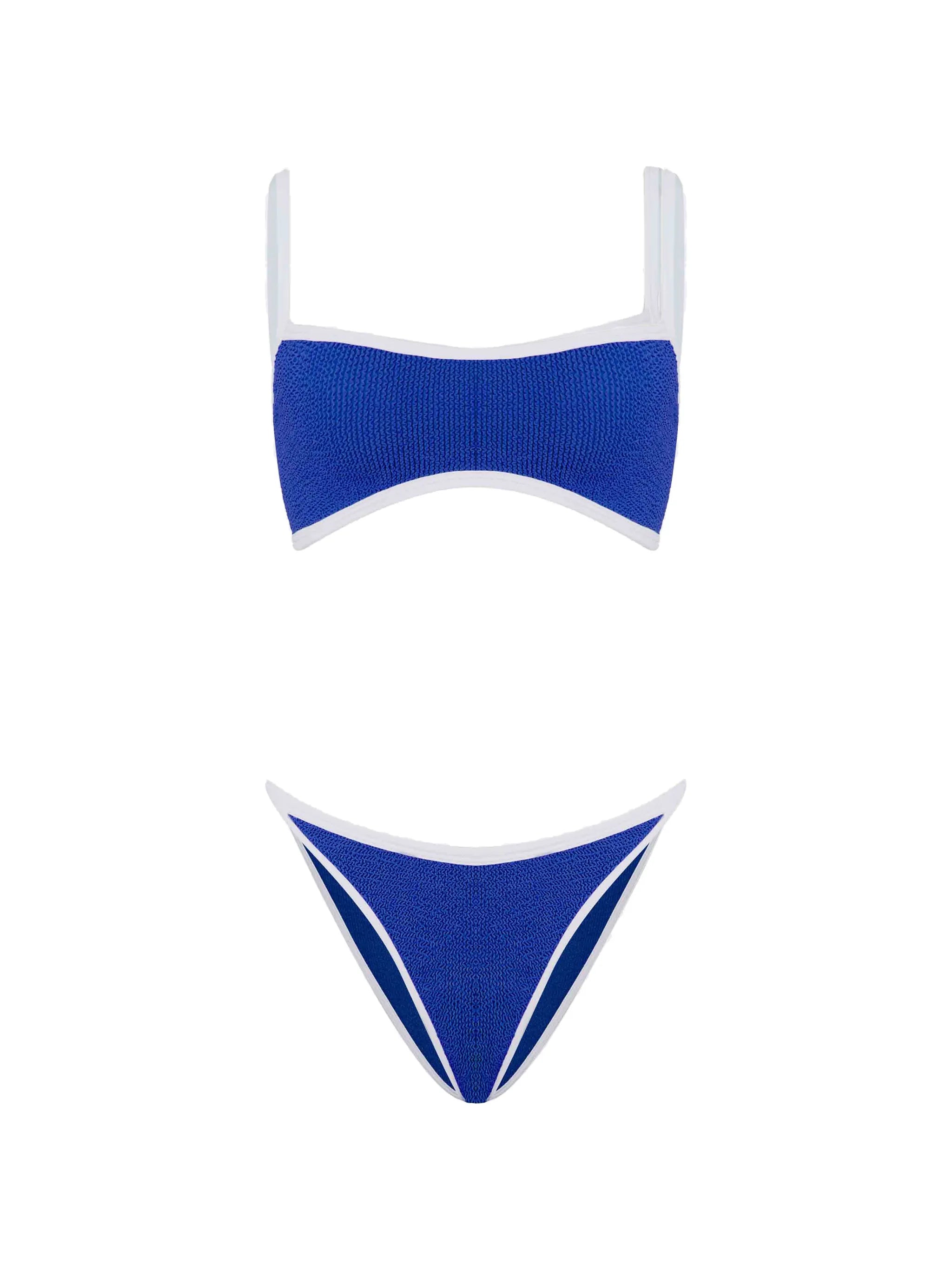 Tyler contrast-trim bikini