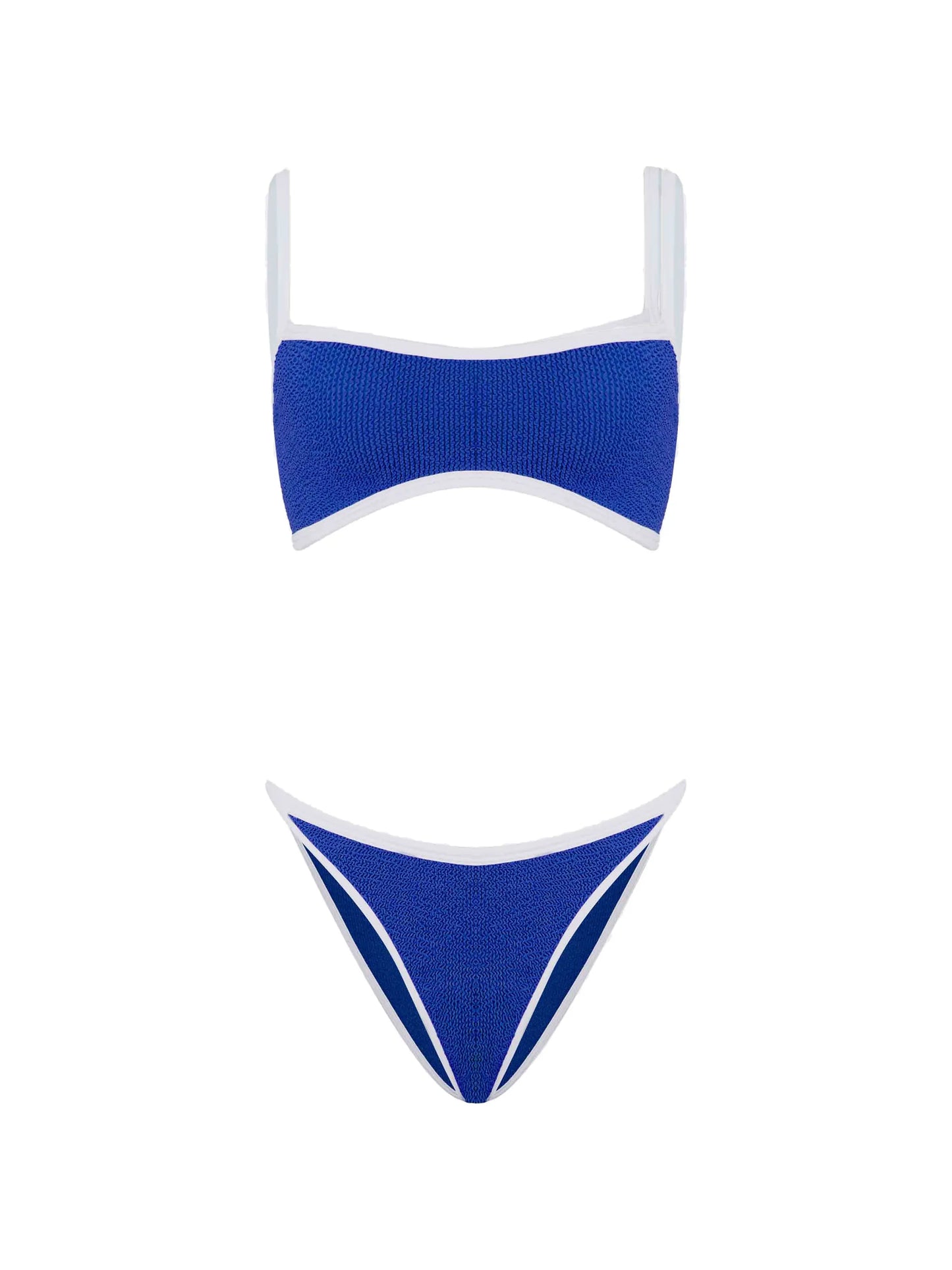 Tyler contrast-trim bikini