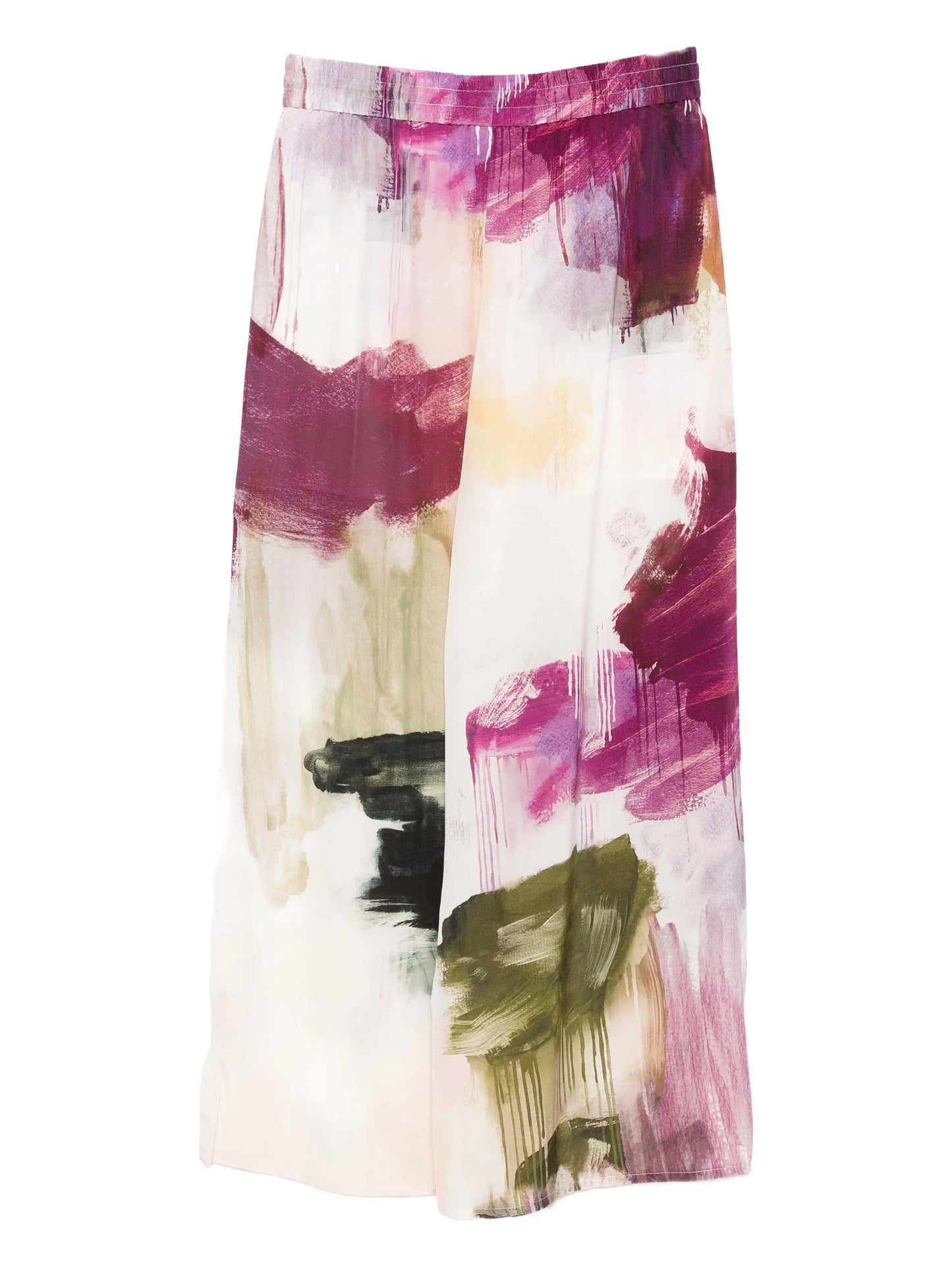 Atomic silk palazzo trousers