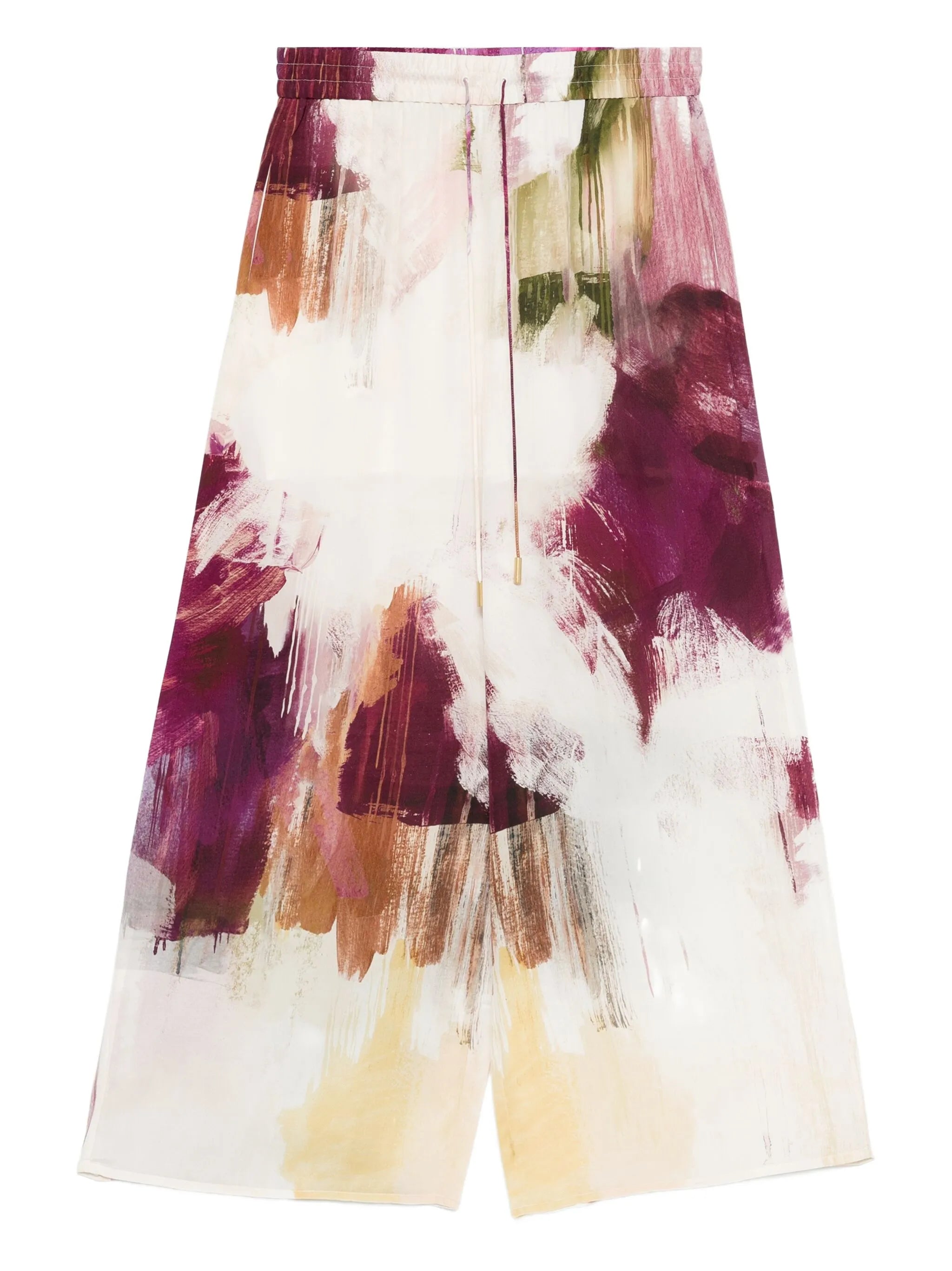 Atomic silk palazzo trousers