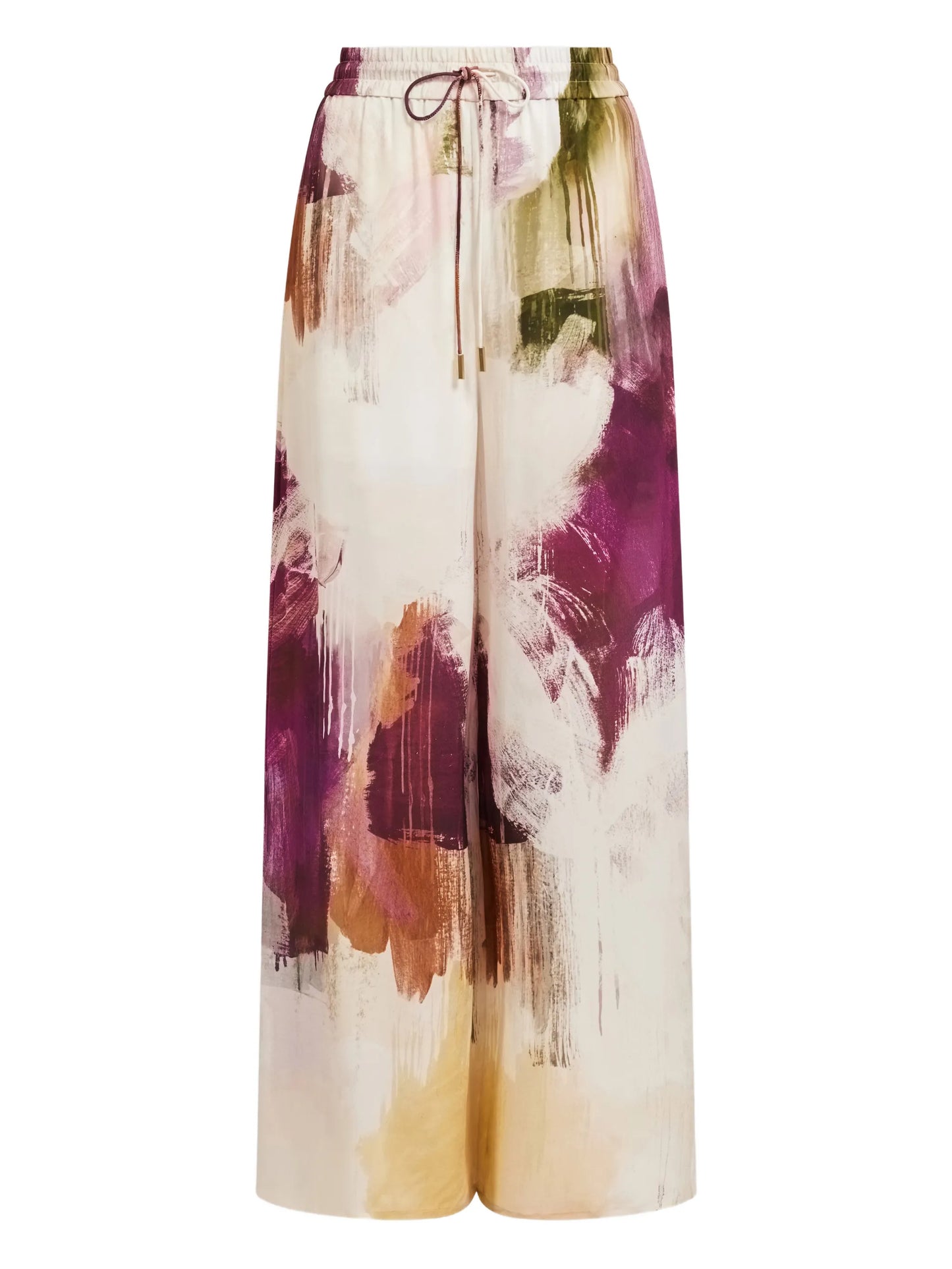 Atomic silk palazzo pants