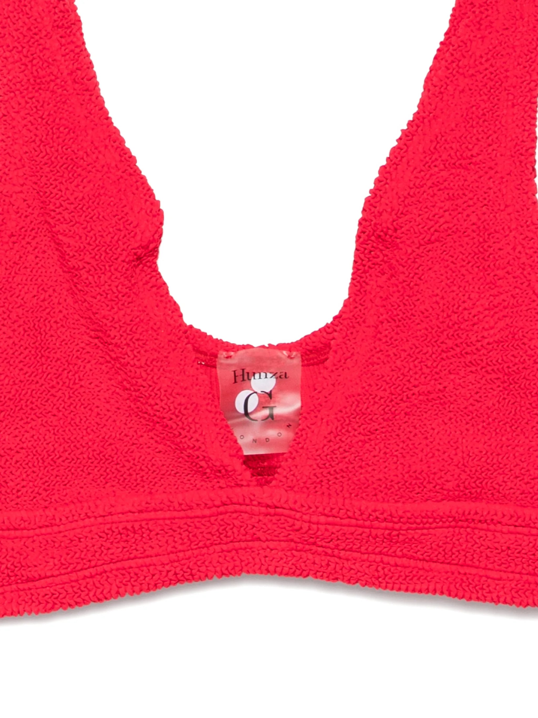 Angel textured-finish bikini set