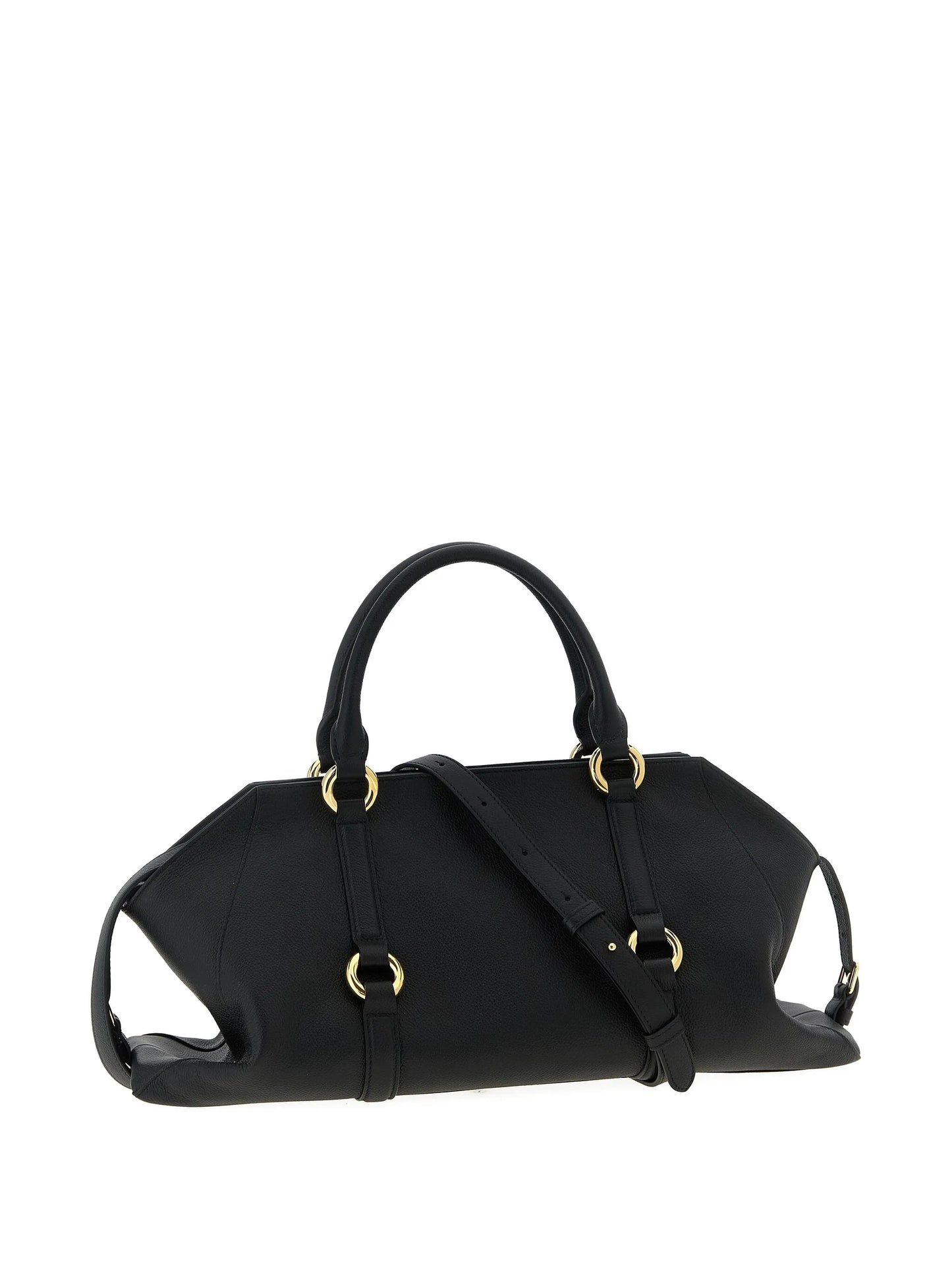Farrington ring-detail leather tote bag