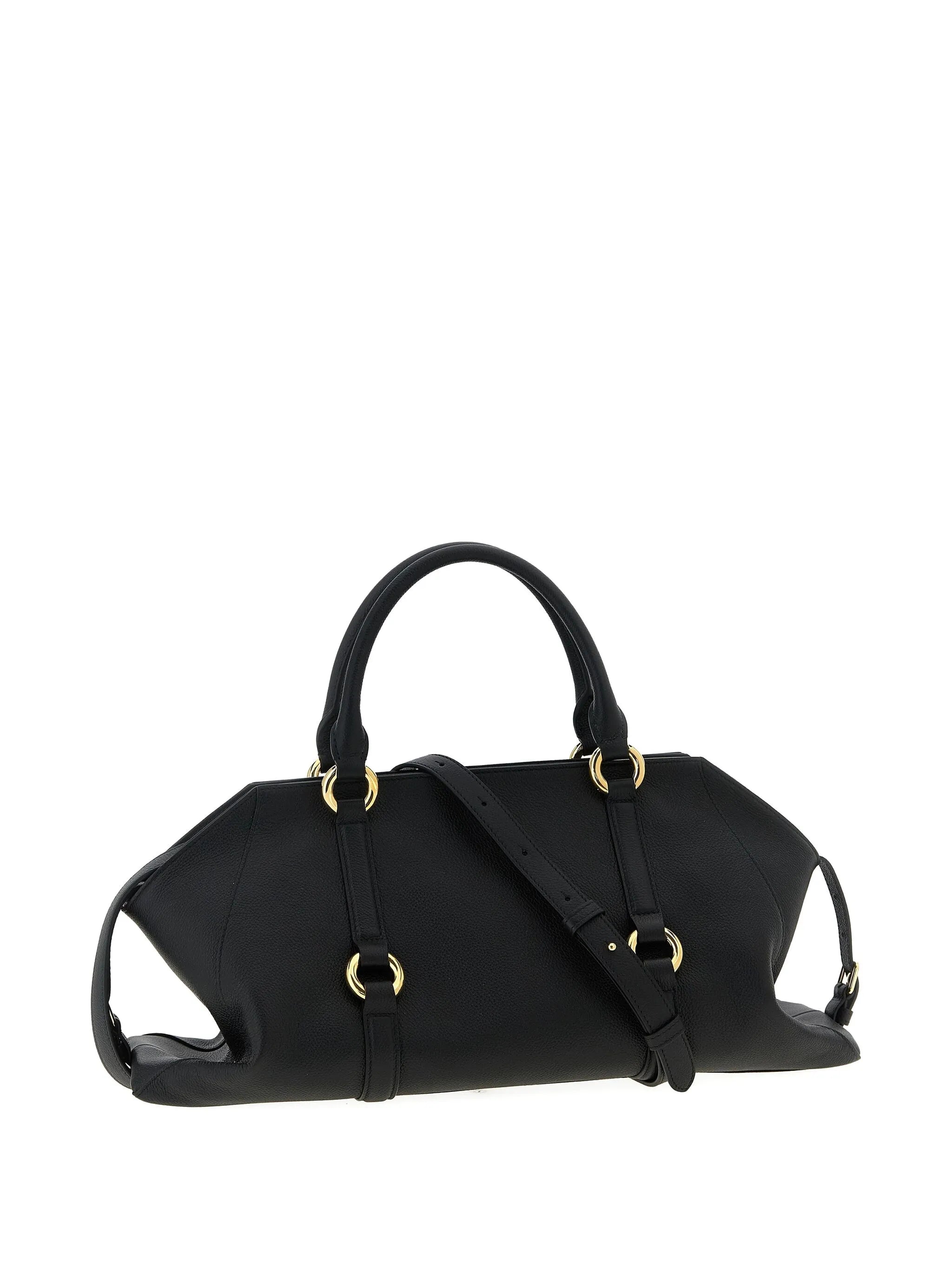 Farrington ring-detail leather tote bag