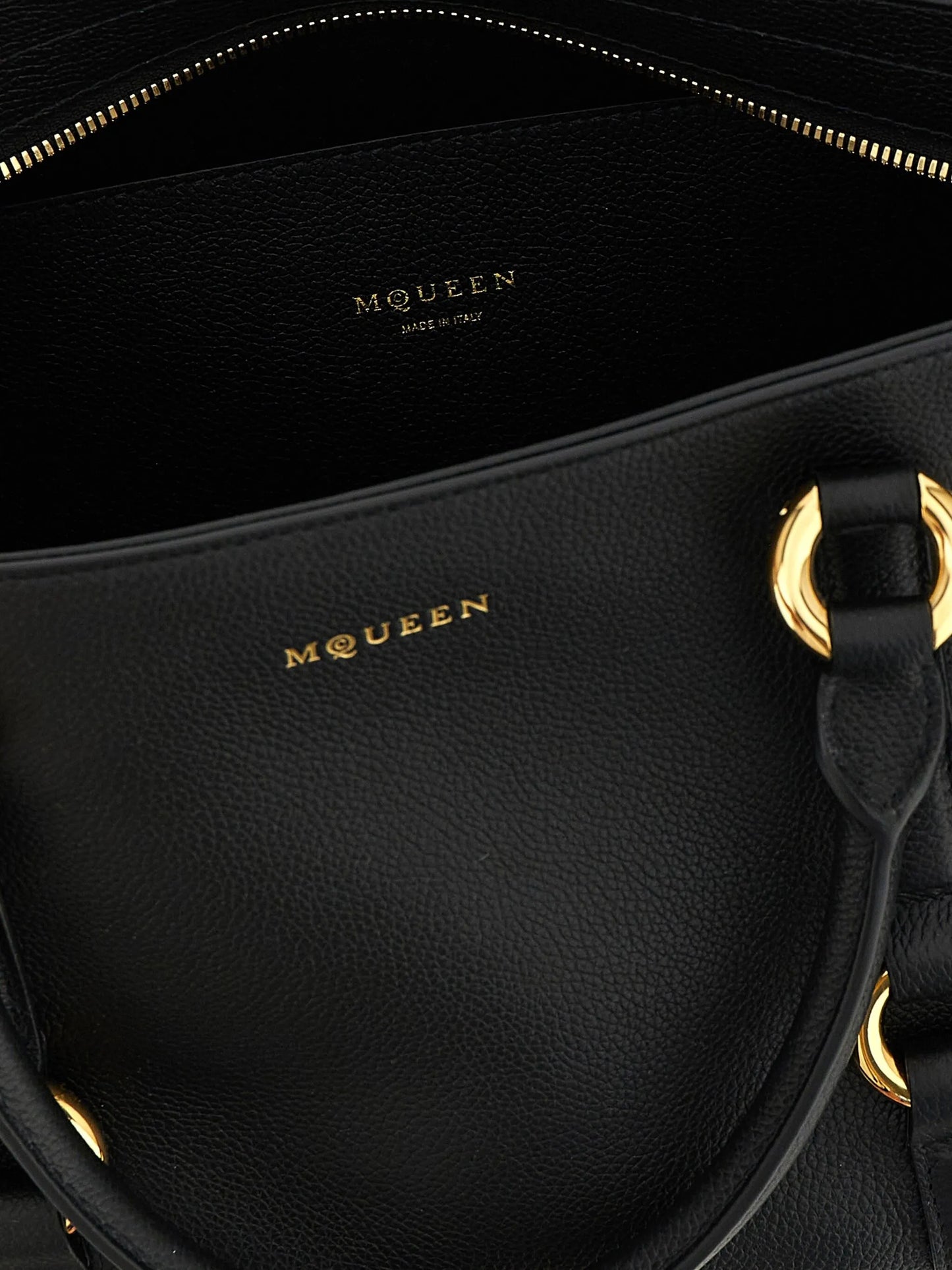 Farrington ring-detail leather tote bag