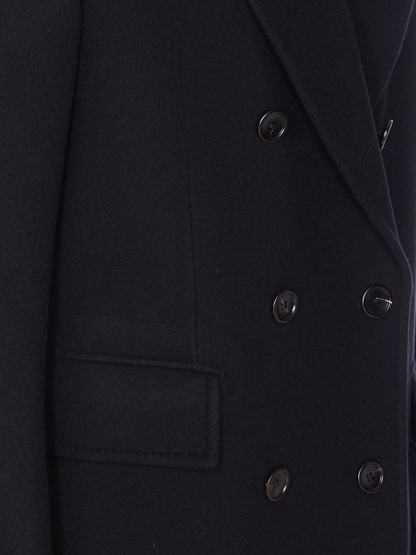 double-breasted coat