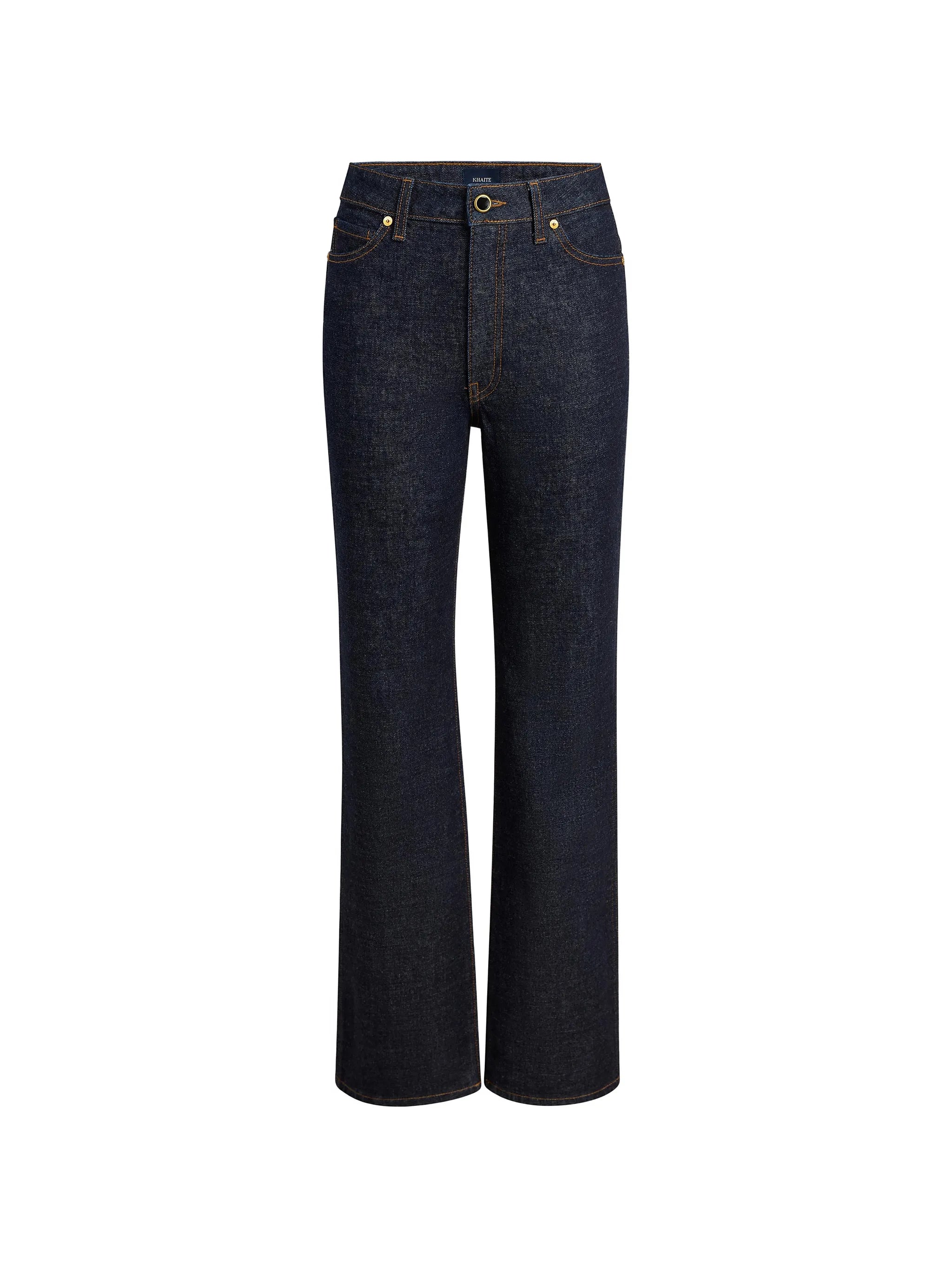 Danielle button-embellishment jeans