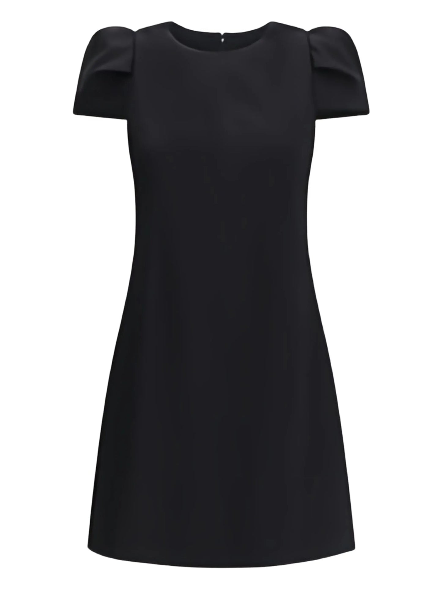 puff-sleeves day dress