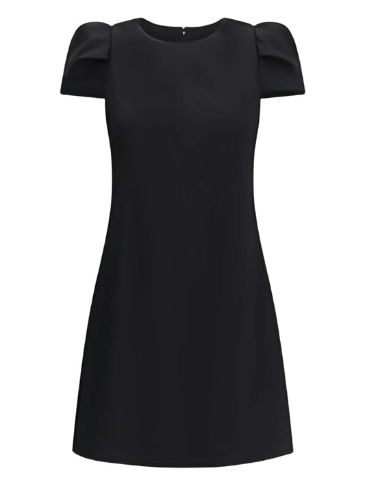 puff-sleeves day dress