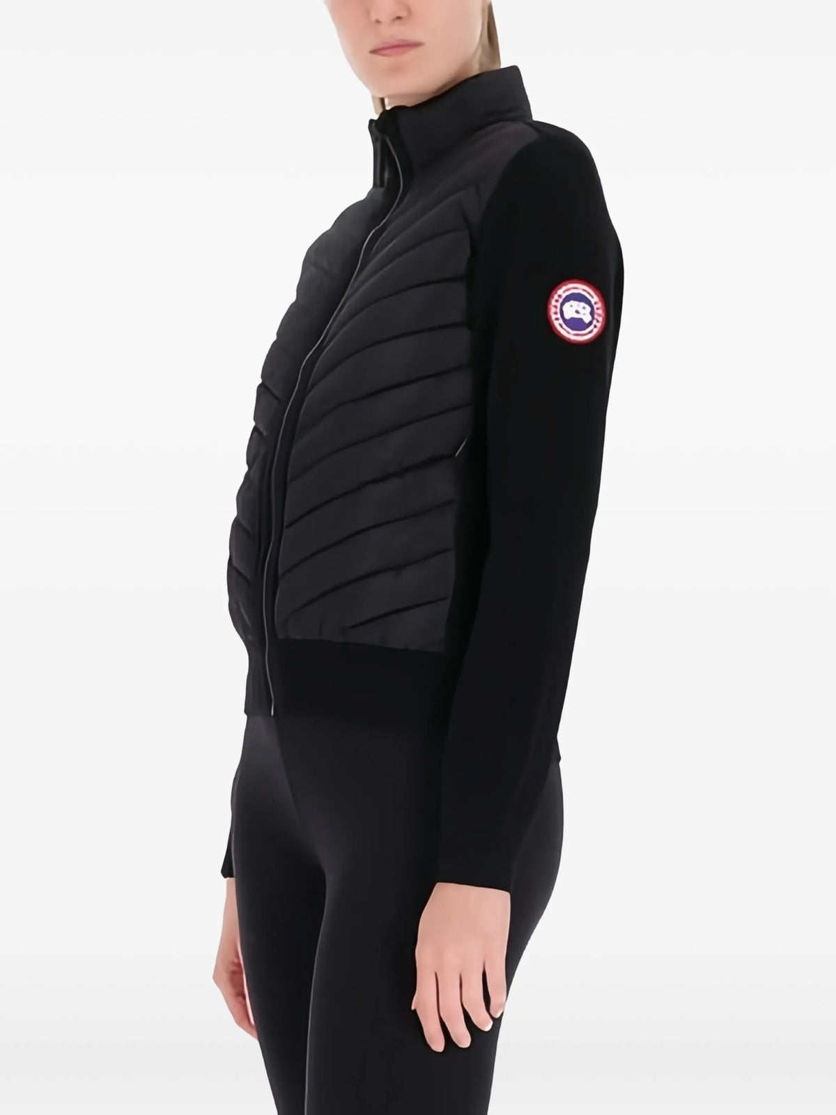 Hybridge knit jacket