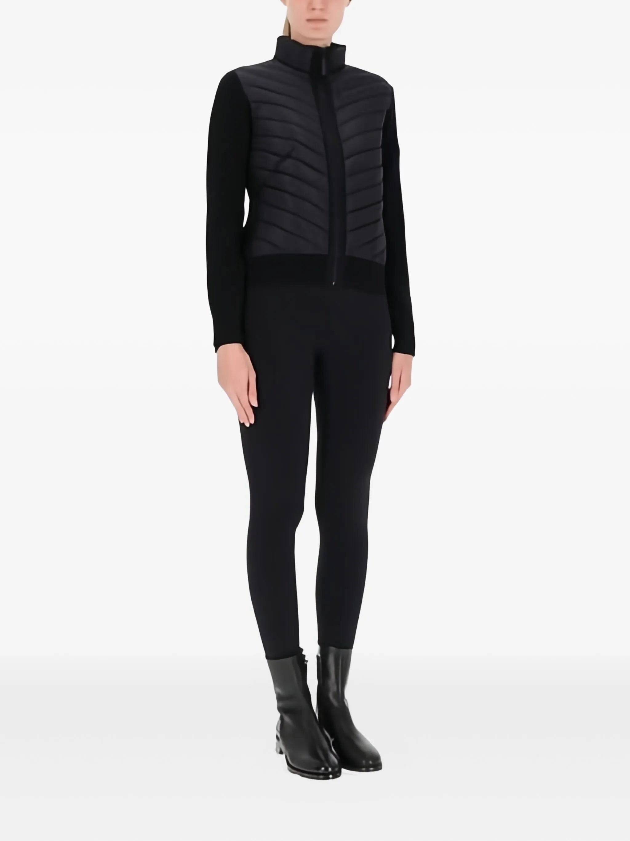 Hybridge knit jacket