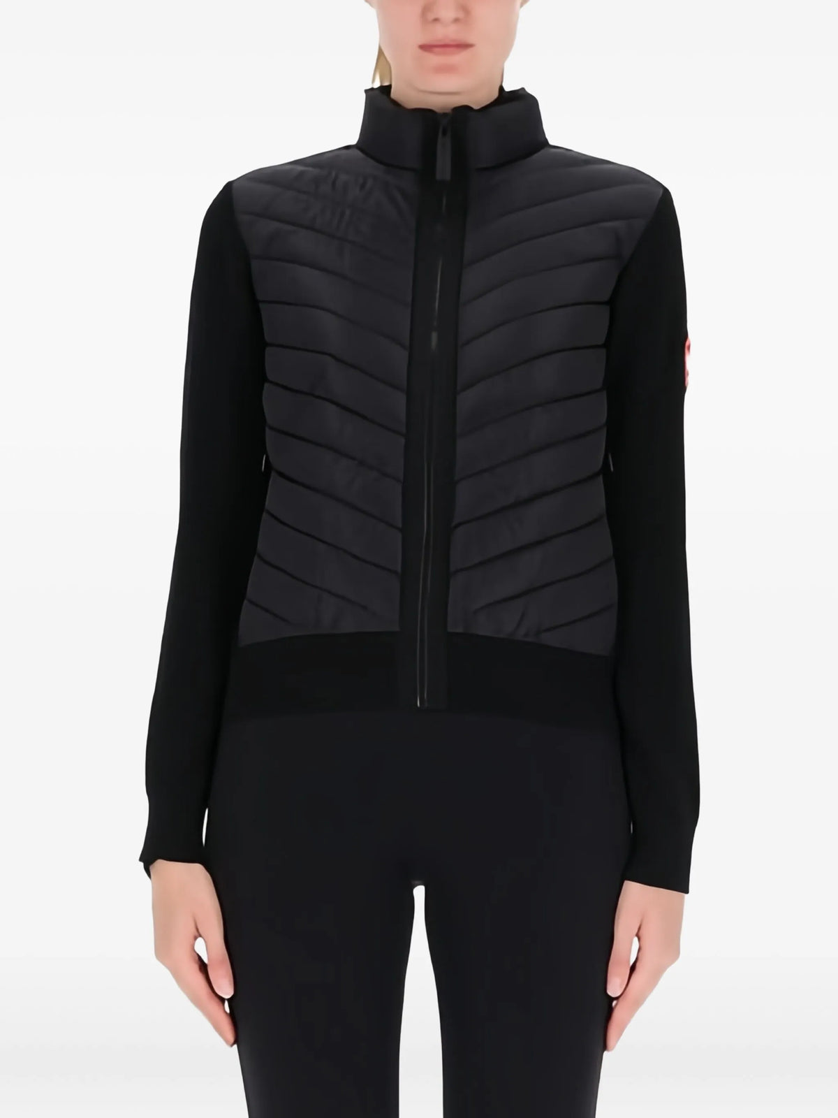 Hybridge knit jacket