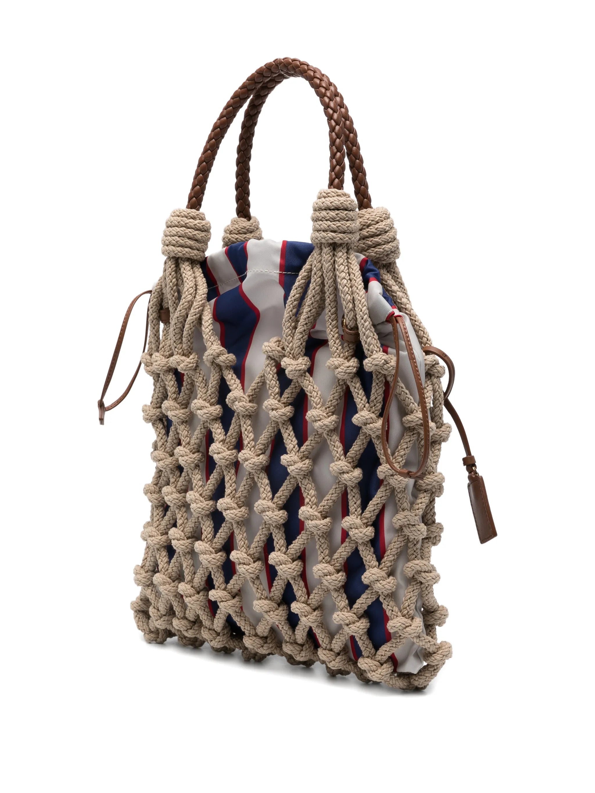 medium Noué macramé tote bag