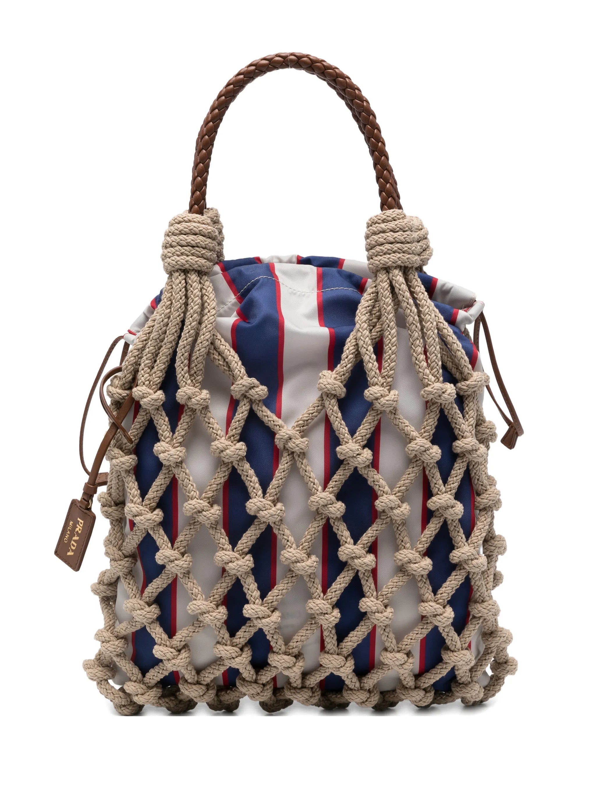 medium Noué macramé tote bag