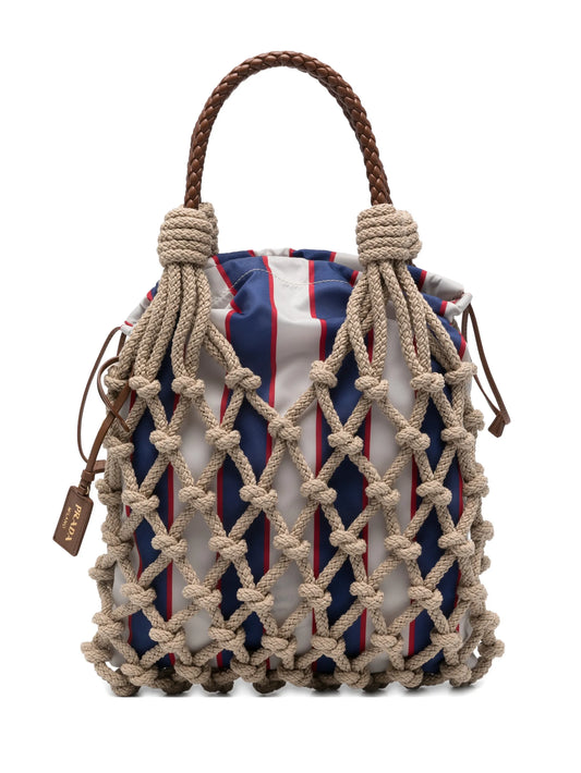medium Noué macramé tote bag
