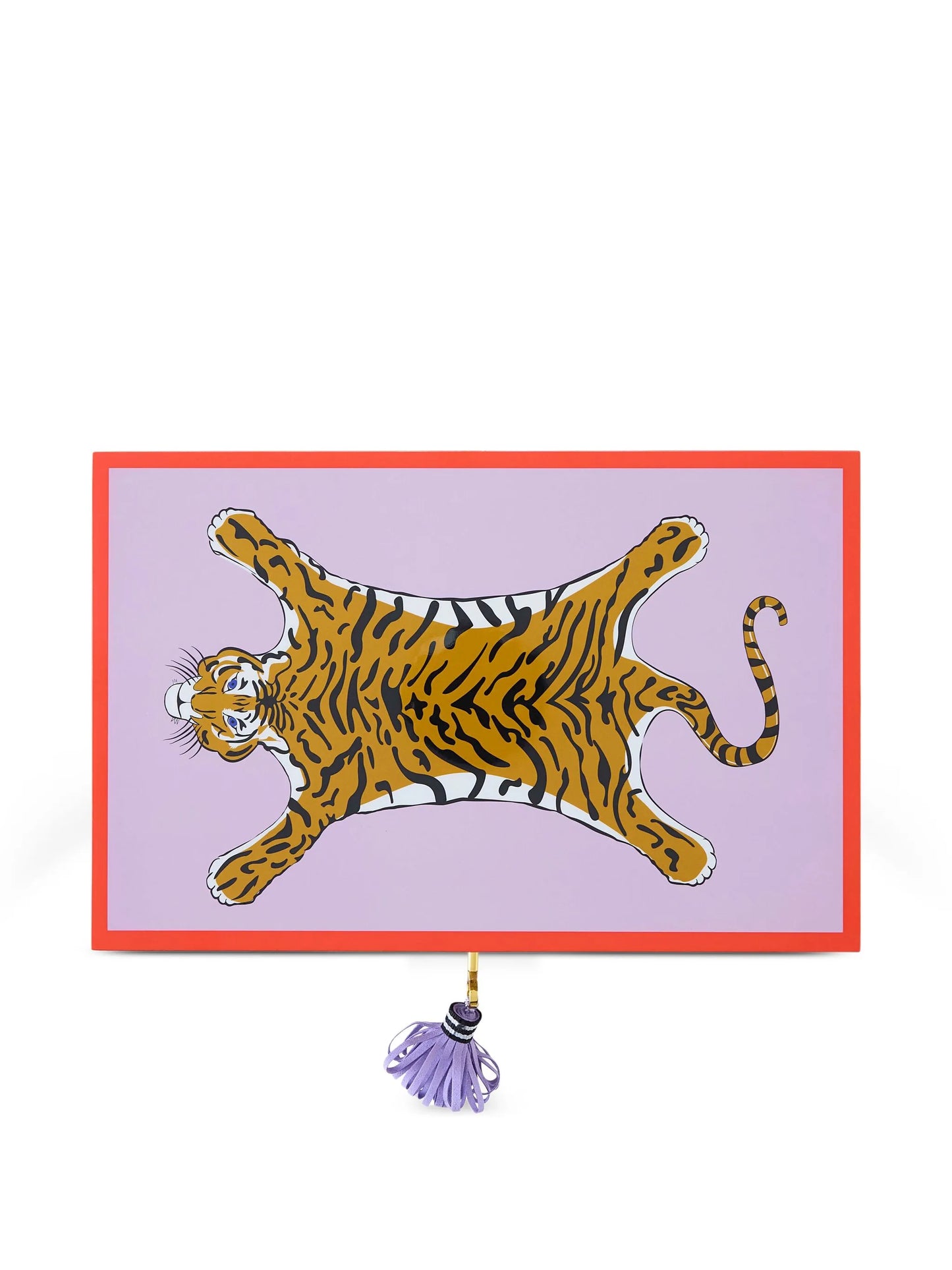 tiger-motif pendant-detail trinket box