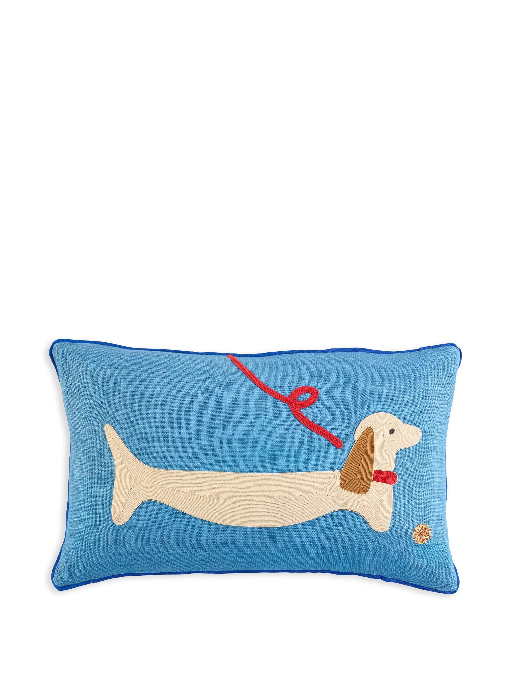 Ja Playa Dachshund cushion
