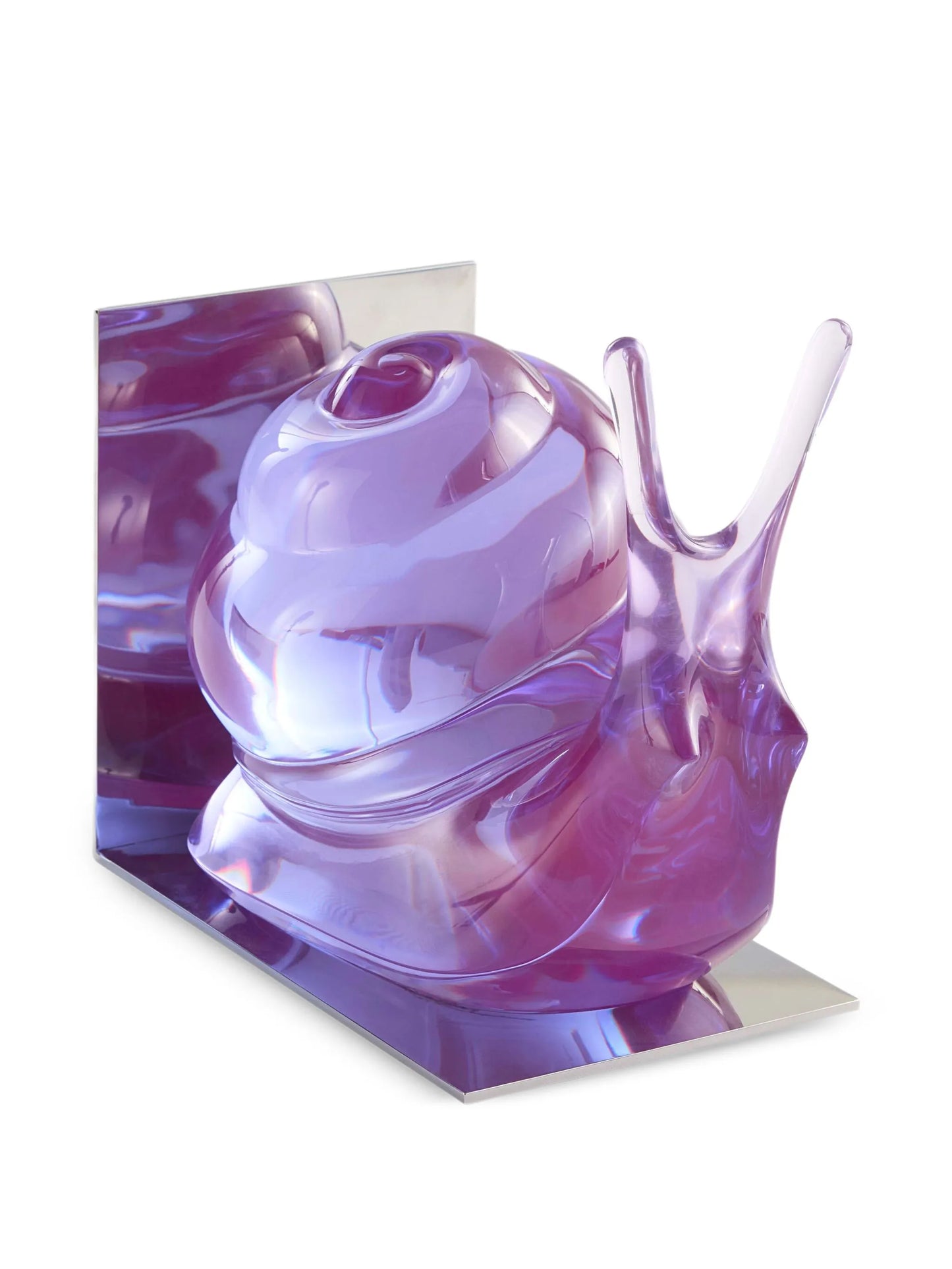 snail-shaped bookends set (set of two)