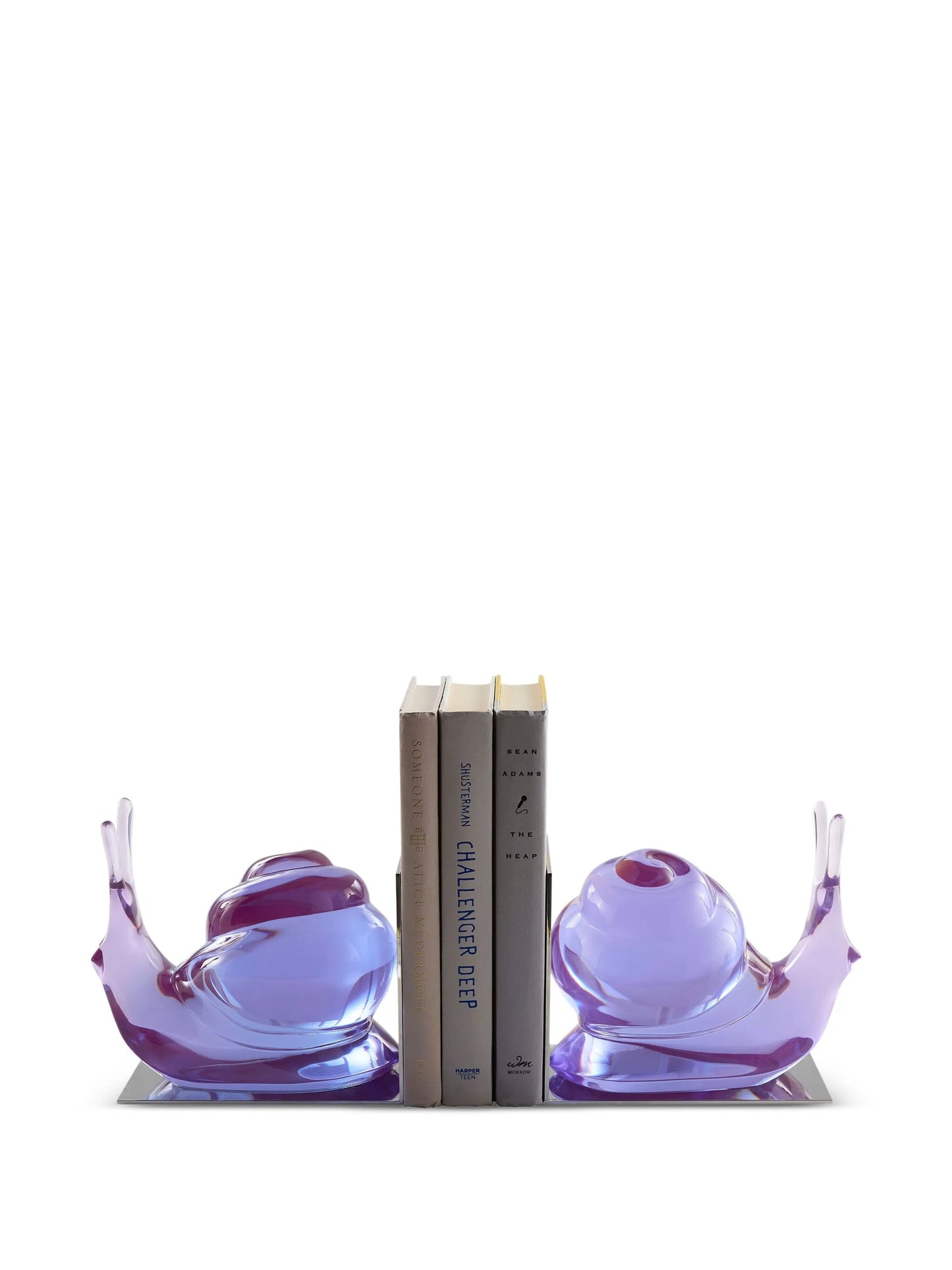 snail-shaped bookends set (set of two)