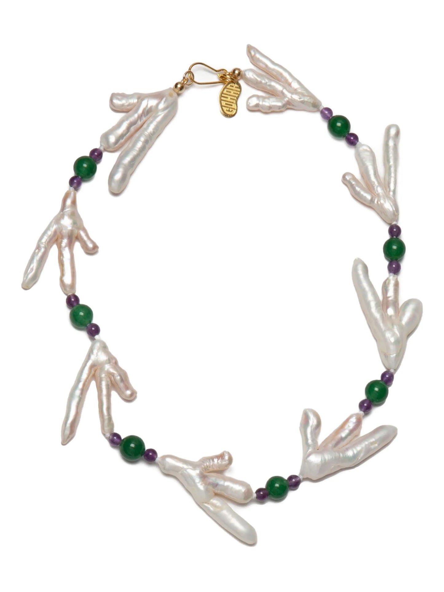 Host chicken-foot pearl necklace