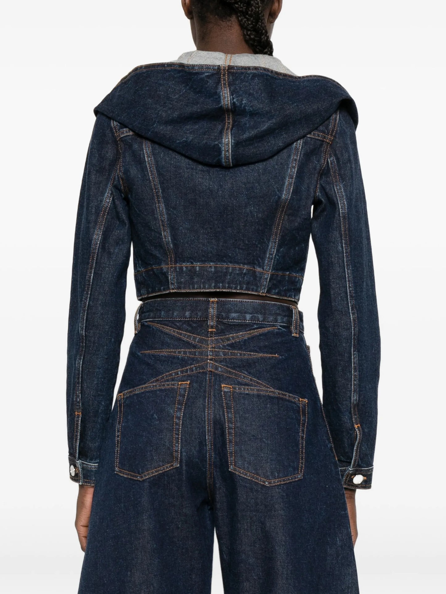 cropped hooded jacket